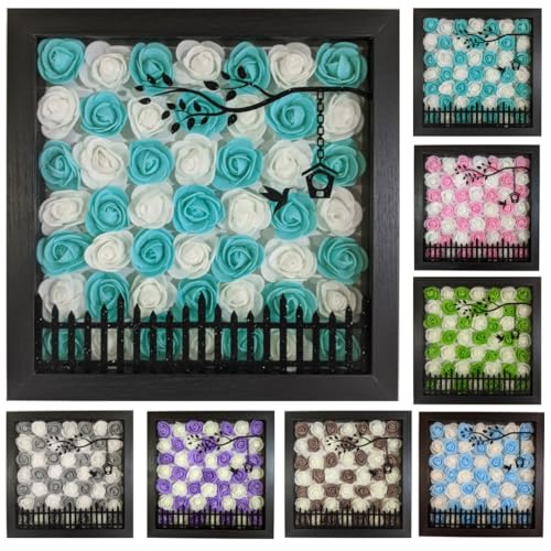 Teal & White