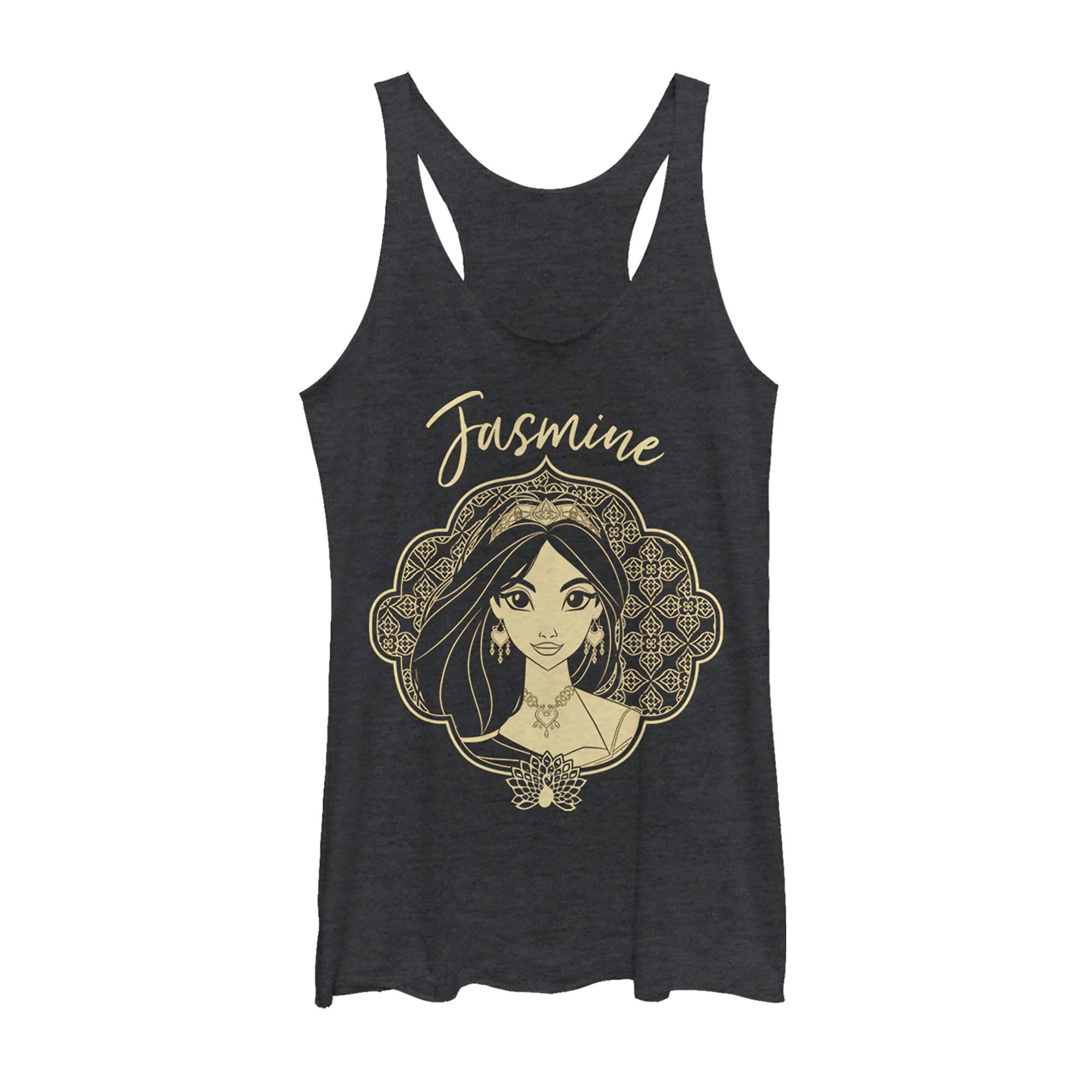 Disney Aladdin Live Action Jasmine Portrait Women's Racerback Tank Top - Soft & Comfortable Workout & Casual Wear for Women