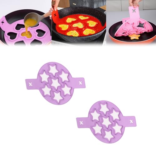 Purple star shape(2Pcs)