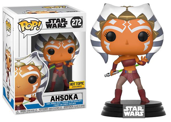 Ahsoka Tano Clone Wars Action Figure - Hot Topic Exclusive Collectible (272) - Perfect for Star Wars Fans, Display & Action Figure Collections