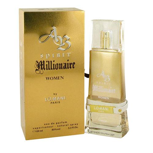 Lomani Spirit Millionaire Women's Perfume 100ml EDP - Floral Fruity Fragrance for Women, Day & Night Wear, Office & Special Occasions