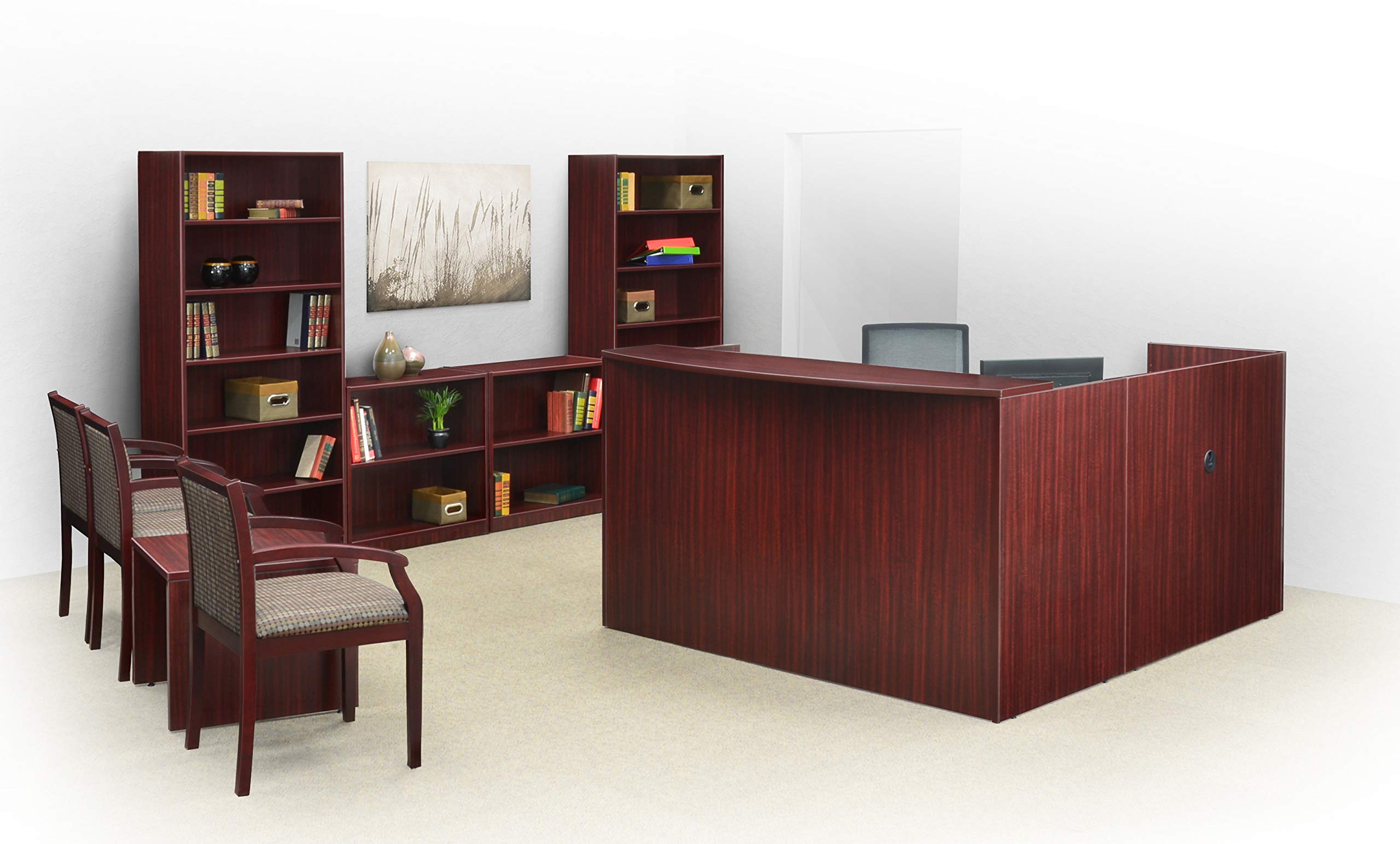 Regency Pedestal Reception Desk - 71