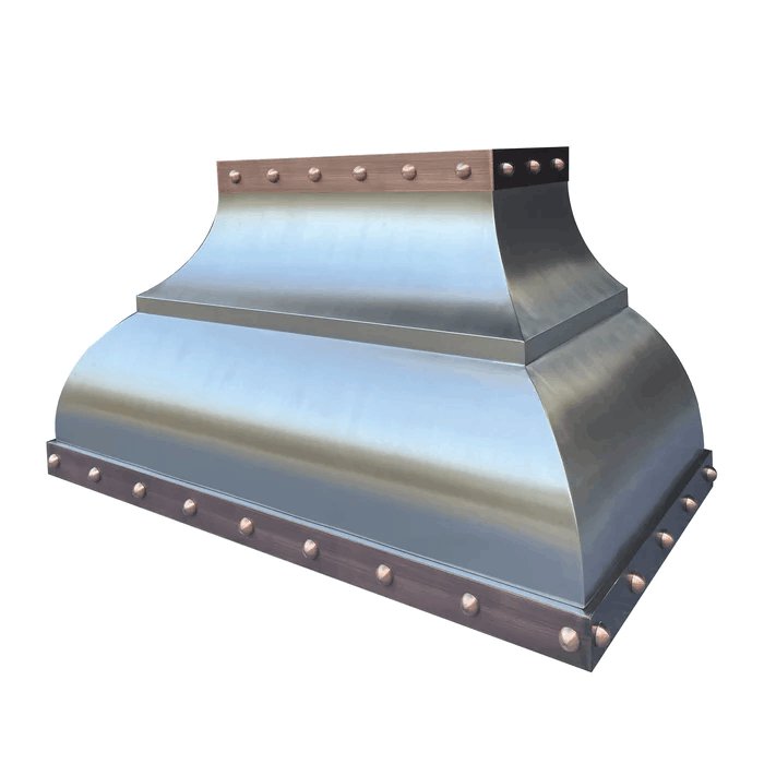 SINDA SRH1STB Handcrafted Stainless Steel Arch Bell Range Hood - Modern Kitchen Ventilation for Home & Restaurant Use