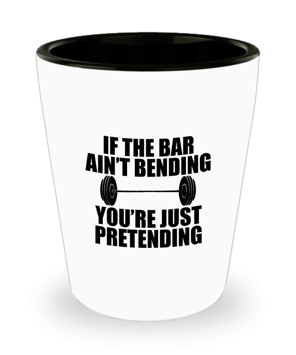 Olympic Weightlifting Shot Glass - Unique Fitness Gift for Bodybuilders & Gym Enthusiasts - Perfect for Post-Workout Celebrations & Gym Party Favors