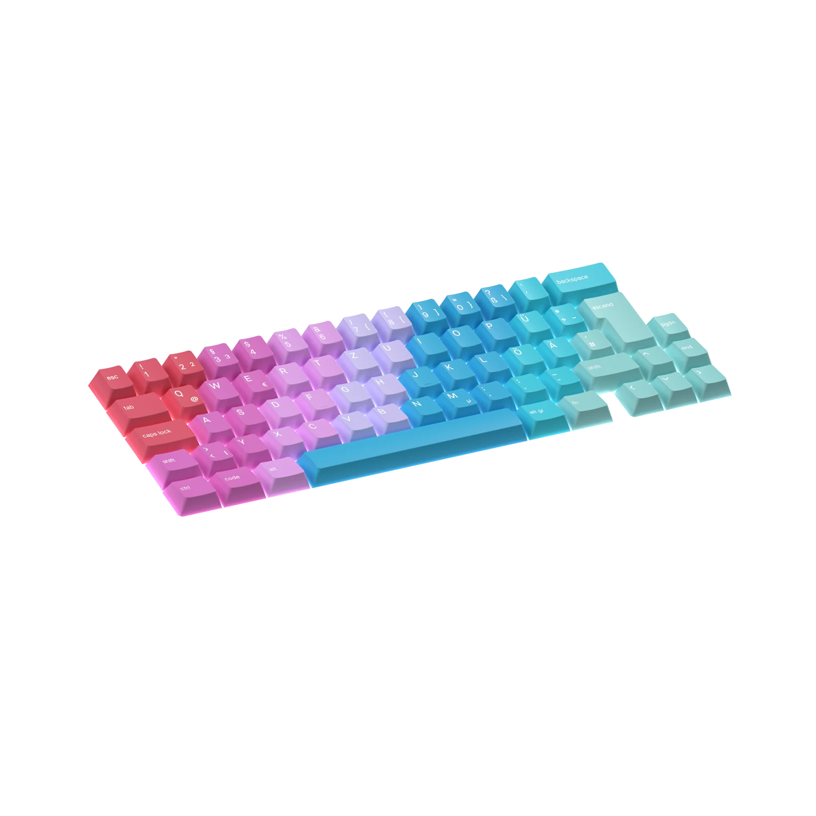 Custom Keycaps for Mechanical Keyboards - Daydream DE Design - Perfect for Gaming, Typing & Office Work