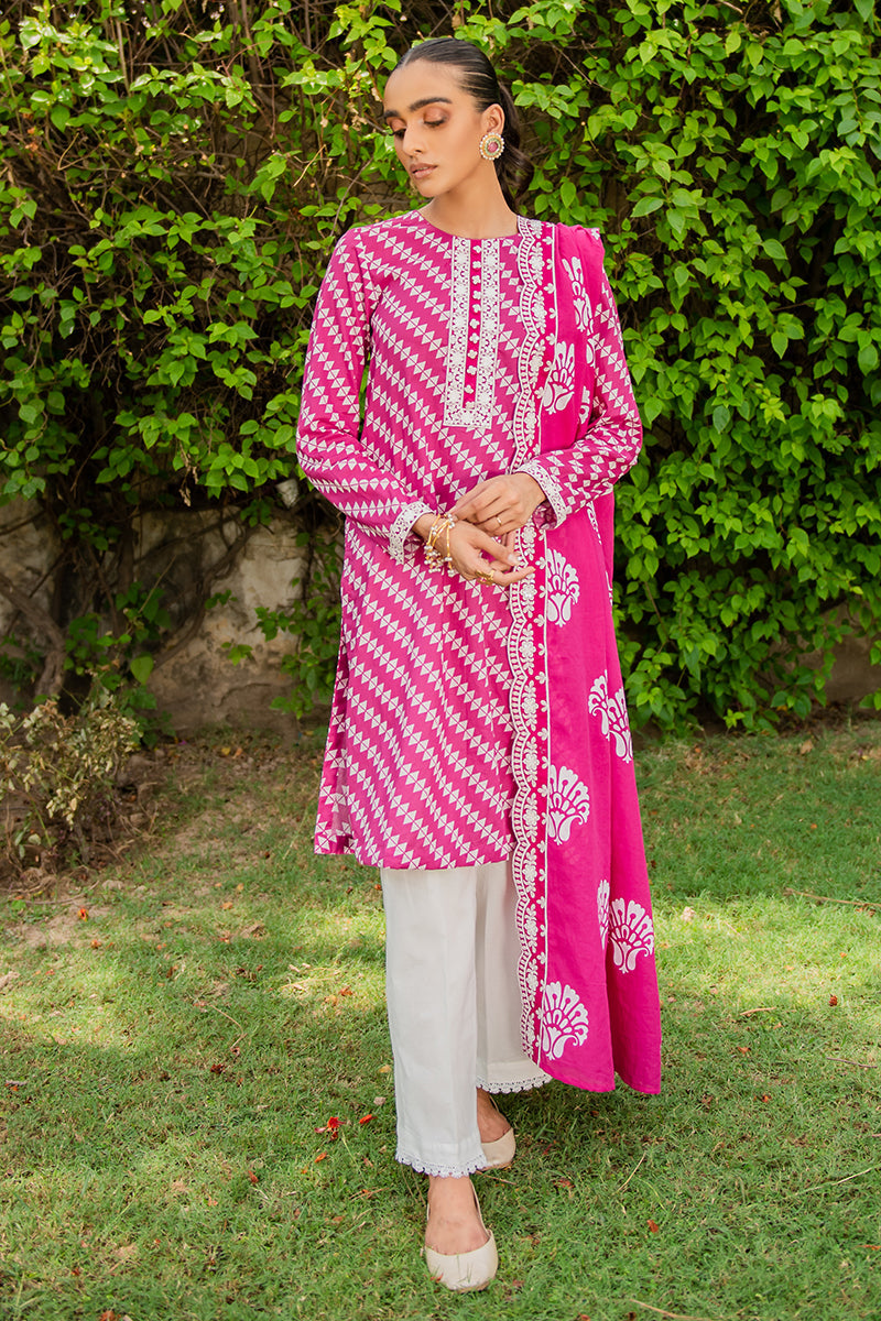 MAKHMAL 2PC Set (Embroidered Shirt & Dupatta) - Elegant Pakistani Formal Wear for Weddings, Parties & Special Occasions