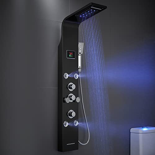 Black - Integrated Shower