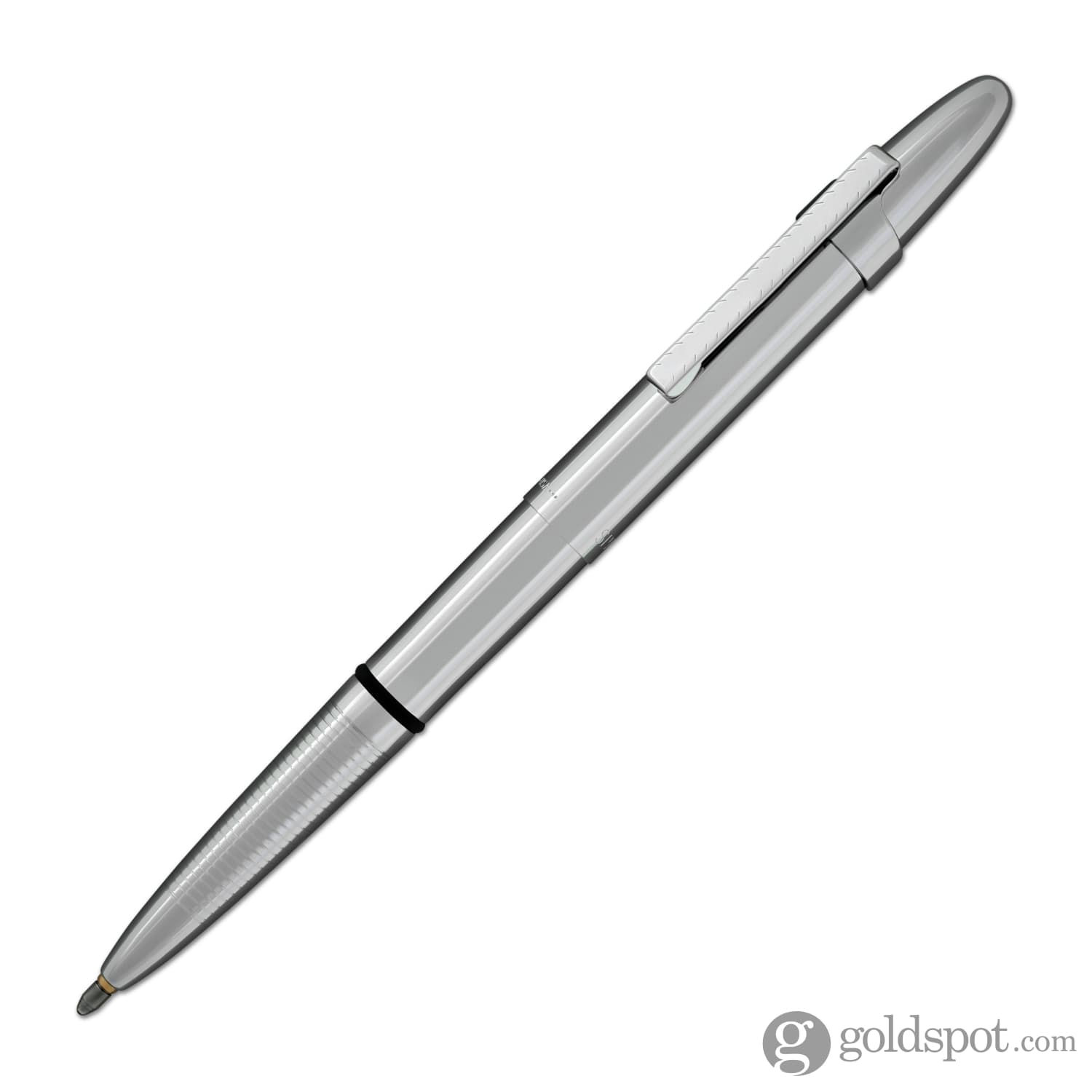 Fisher Space Pen Bullet Ballpoint Pen - Chrome Finish with Clip - Compact & Refillable for Everyday Carry, Outdoor Adventures, and Zero Gravity Writing