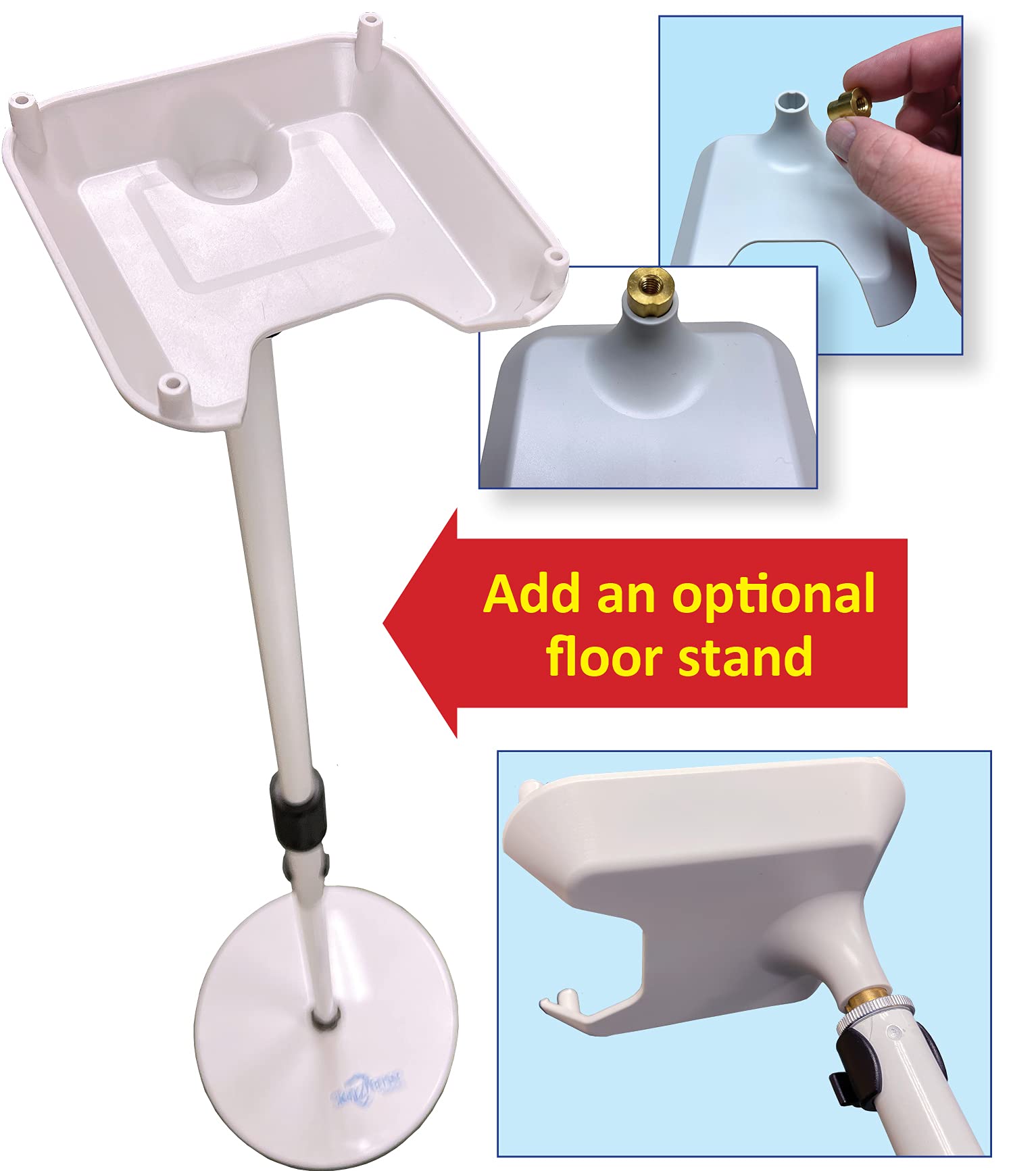 SkinDfense Mist Smart Surface & Smartphone Sanitizer Spray Machine – Portable Touchless Disinfectant Spray – Automatic Nano Cleaning Mist with Tabletop Stand – Ideal for Home, Office & Travel Use