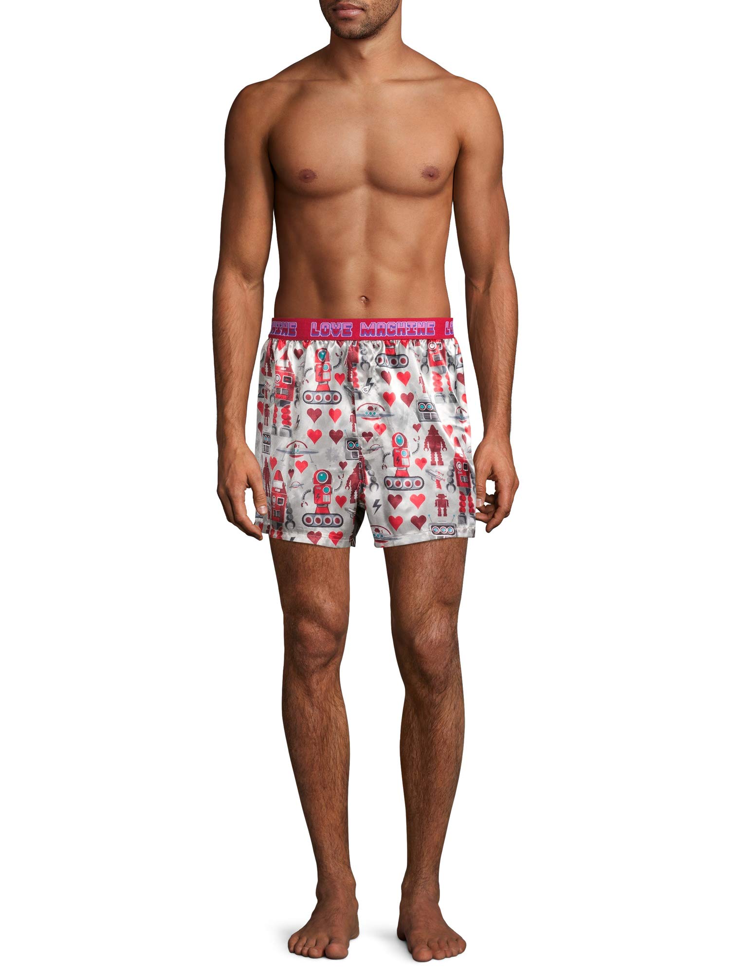 Way To Celebrate Men's Love Machine Boxer Shorts - Soft & Comfortable Underwear for Everyday Wear, Sleep & Intimate Moments