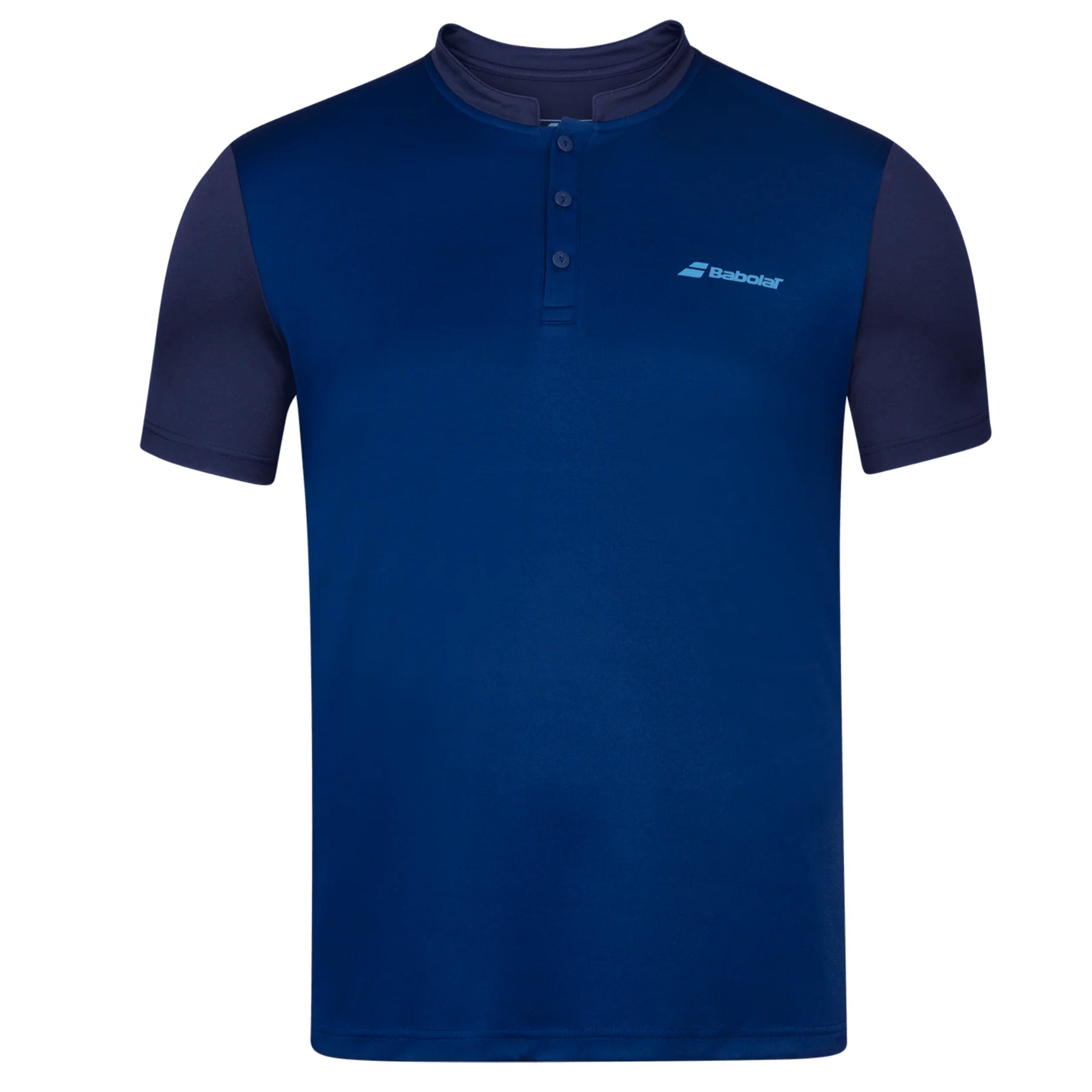Babolat Play Polo Men's Tennis Shirt - Moisture Wicking Performance Tee in Estate Blue for Casual & Sports Wear