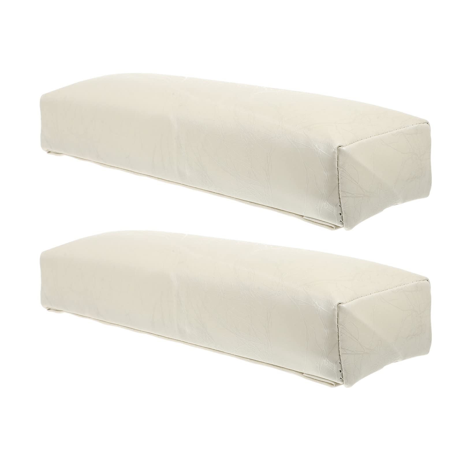 Lurrose PU Wrist Rest Cushion for Nail Art & Manicure - Ergonomic Hand Support Pillow for Nail Salon & Home Use - White Desk Accessory (1pc) | Perfect for Nail Technicians, Office Workers & DIY Enthusiasts