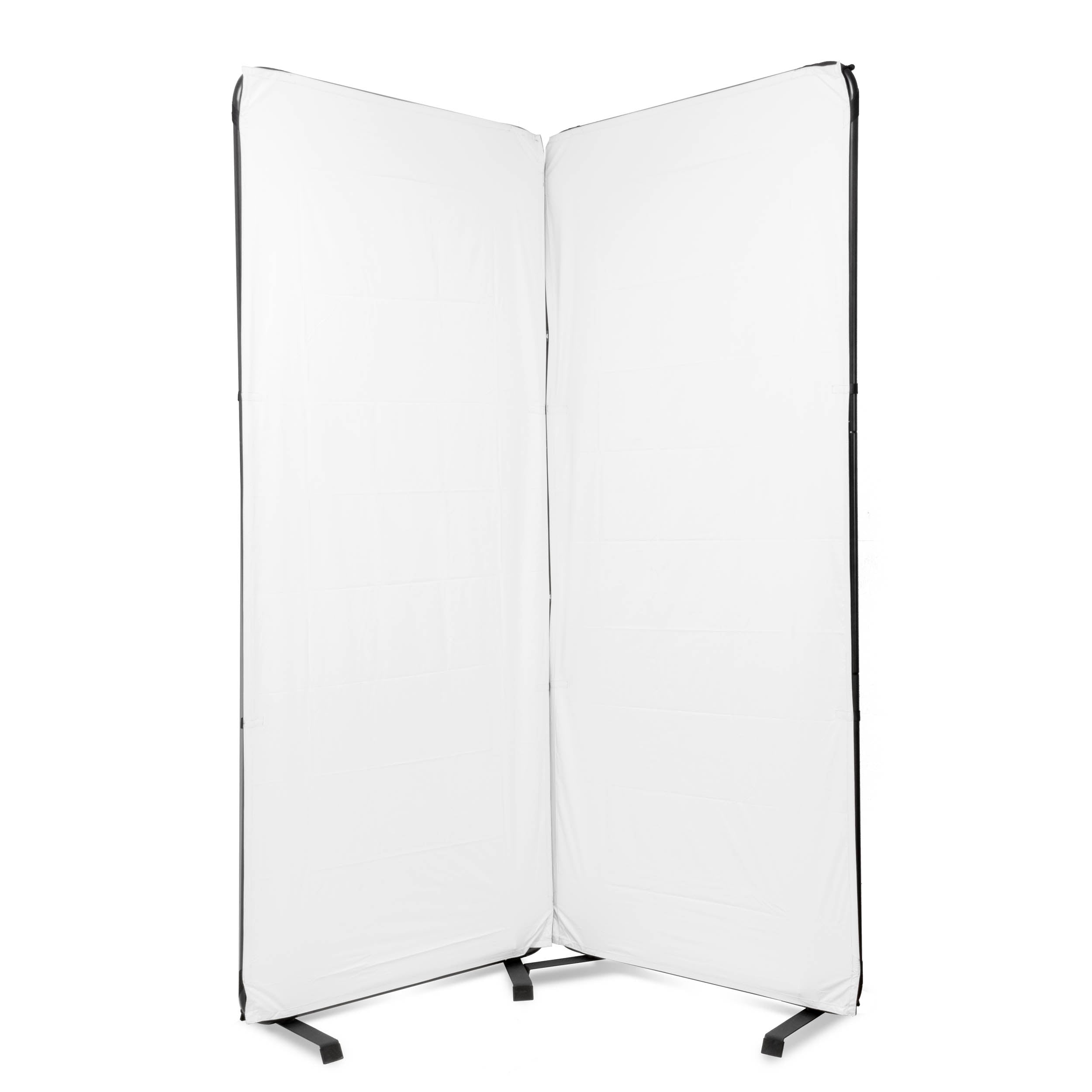 1x2.4m Free Standing Photography Reflector Panels - Reversible Black/White Fabric for Studio Lighting, Portrait Photography & Video Shooting - Professional Light Reflector for Indoor/Outdoor Use