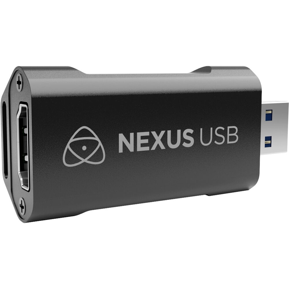 Atomos Nexus HDMI to USB 3.0 Video Capture Converter - 4K 60fps Streaming Device for Gaming, Live Broadcast & Video Conferencing