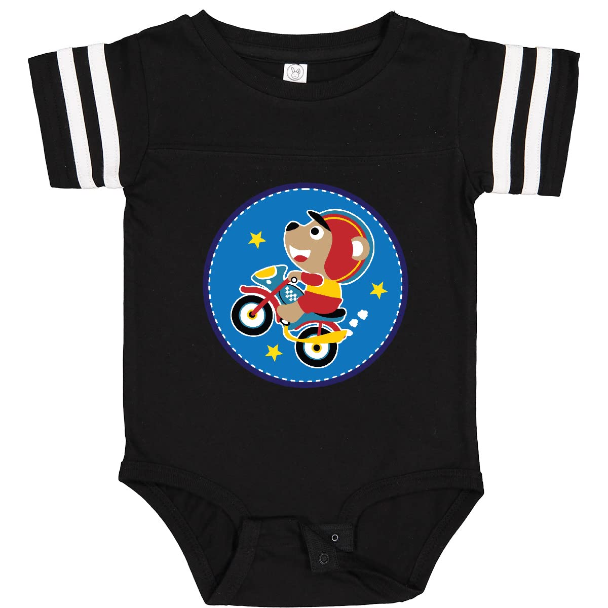 Inktastic Motorcycle Dirt Bike Racing Baby Bodysuit - Cute Infant Onesie for Biker Parents & Racing Fans - Perfect for Motorcycle Rides, Racing Events & Photo Shoots