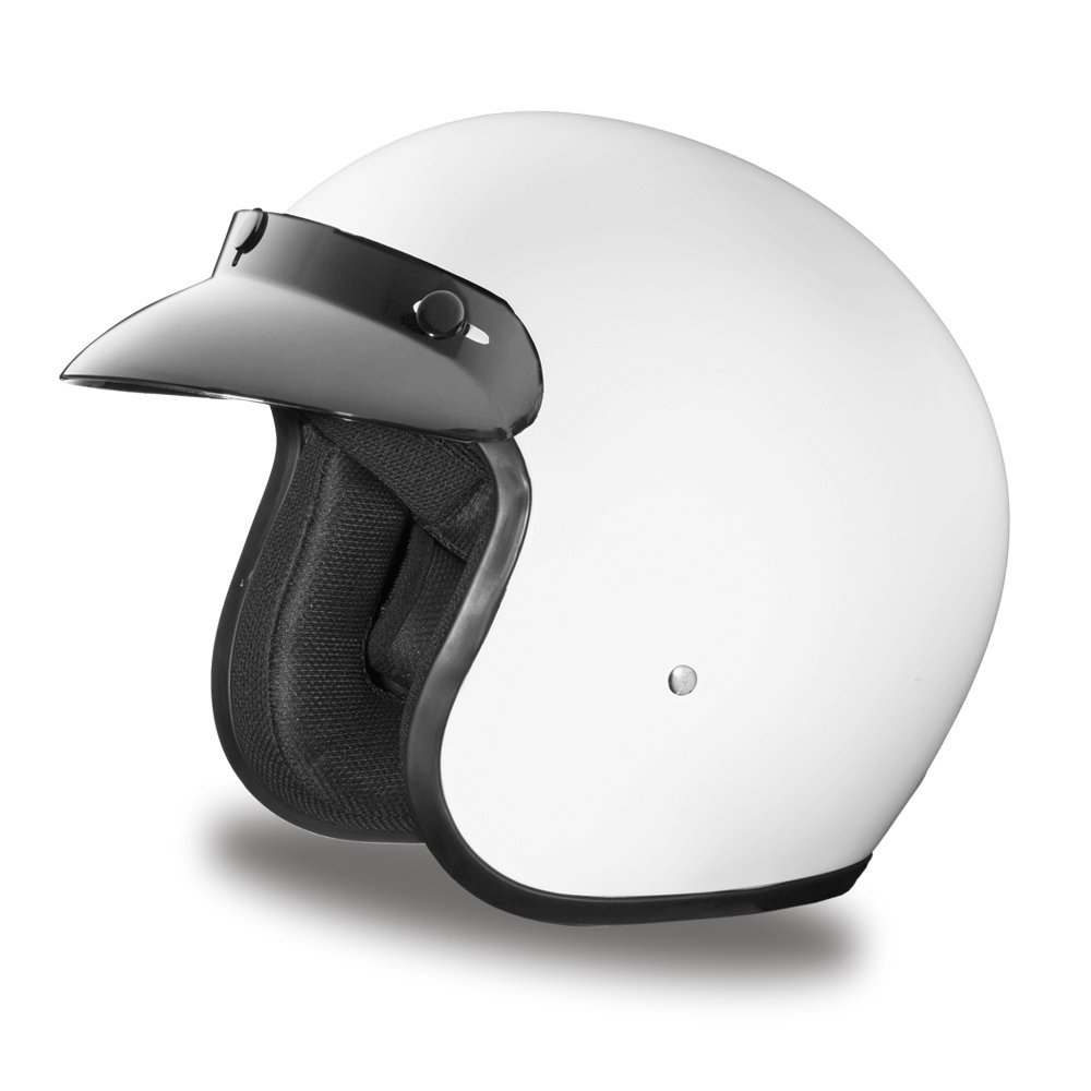 Vintage Daytona Helmets Retro 3/4 Open Face Motorcycle Helmet - DOT Approved Lightweight Helmet for Men & Women - Adjustable Fit with Removable Visor - Perfect for Bike, Moped, Chopper, Scooter Rides - Ideal for Cruising, Commuting & Urban Riding