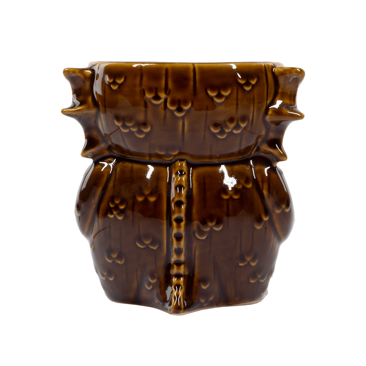 Innsmouth Creep Designer Series Tiki Mug - Primordial Brown Ceramic Cup | Horror-Themed Collectible for Home Bar, Halloween Party & Geek Decor