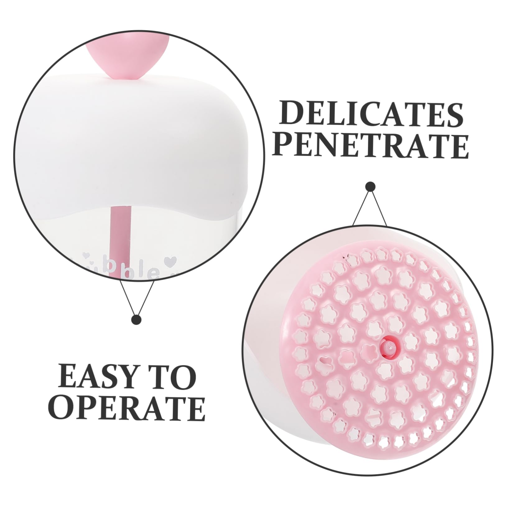 Portable Travel Bubble Foam Maker - Lightweight Facial Cleansing Foamer with Soft Red Material for Skincare Routine | Perfect for On-the-Go & Vacation Use