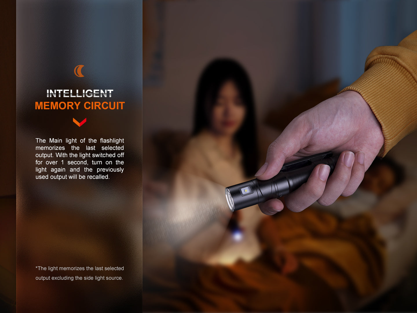 Fenix LD12R Rechargeable Flashlight - 600 Lumens High Brightness, Dual Light Modes for Camping, Hiking & Emergency Use