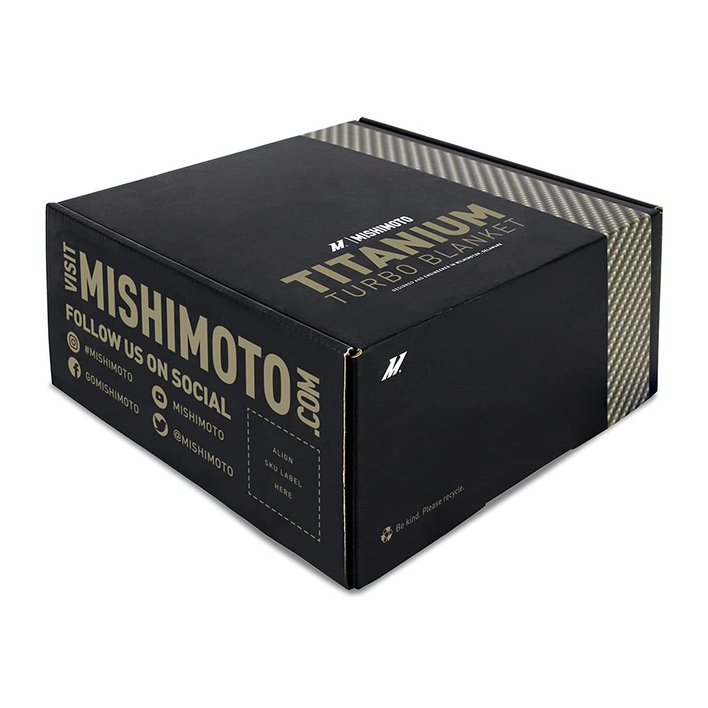 Mishimoto MMTB-SUP-20 Titanium Turbo Heat Shield Blanket for 2020 Toyota GR Supra - High-Performance Heat Protection for Racing & Daily Driving
