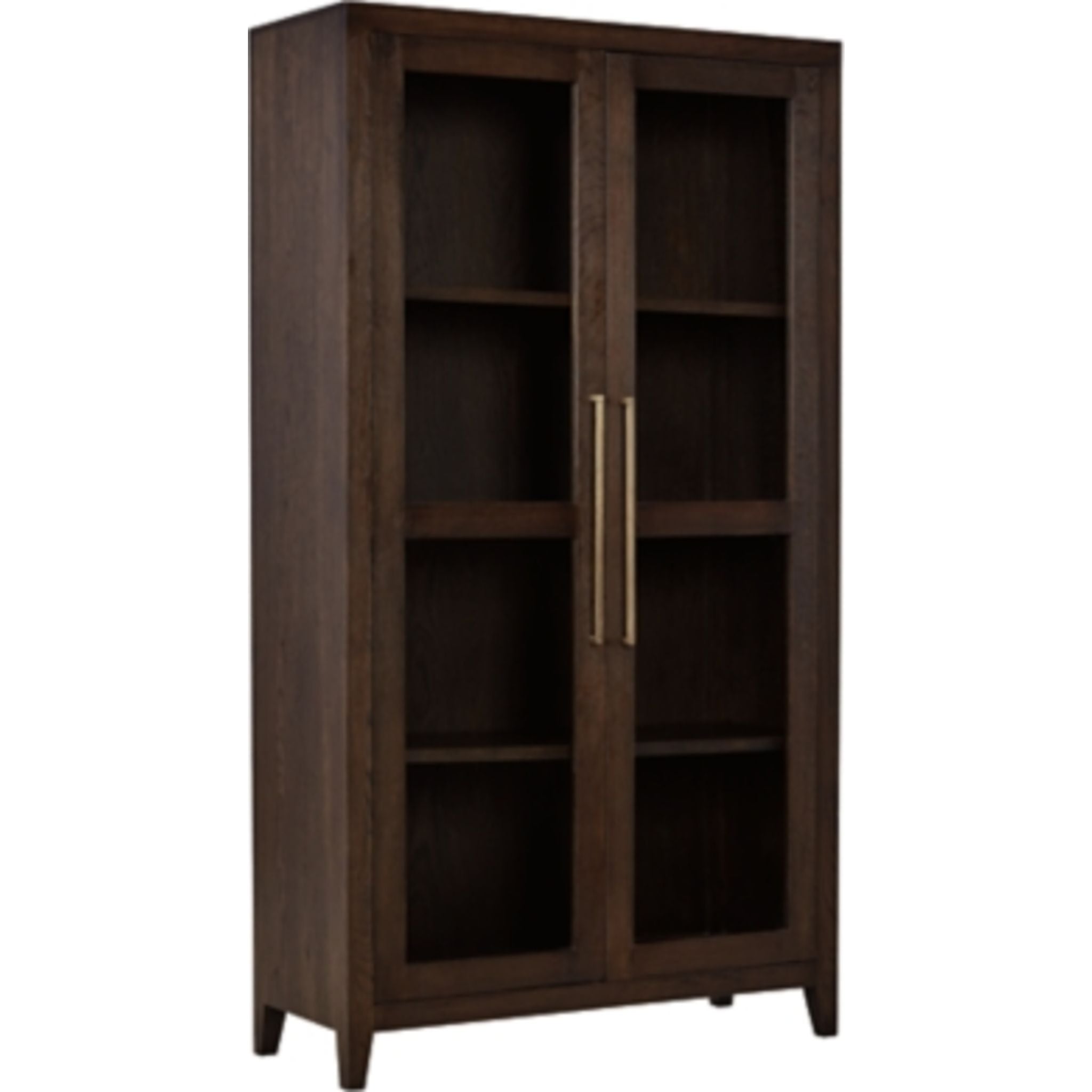 Balintmore Accent Cabinet - Dark Brown Wood Side Table for Living Room, Bedroom & Entryway Storage