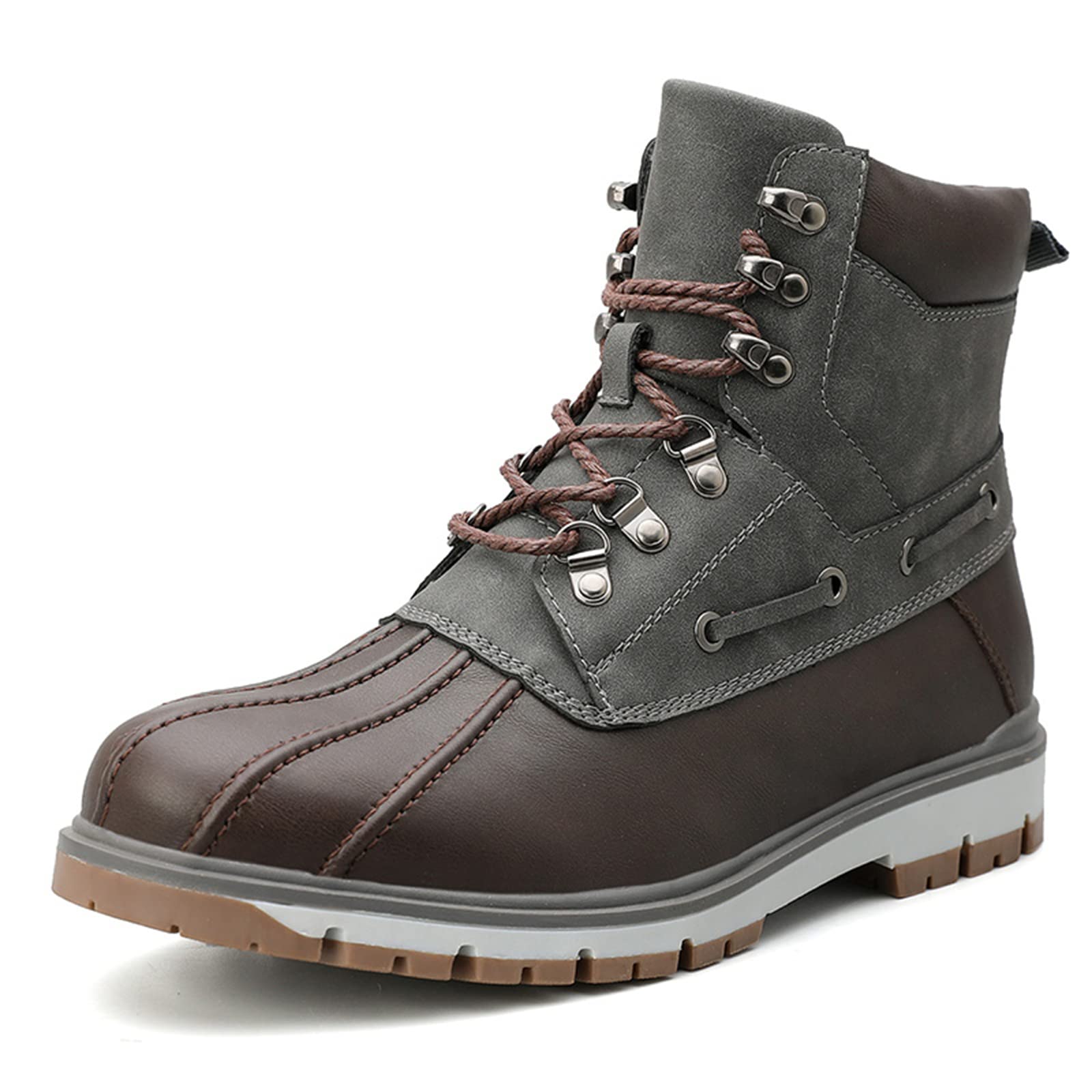 FOFOWHAT Men's Winter Snow Boots Waterproof Insulated Hiking Shoes for Outdoor Trekking & Backpacking - Perfect for Snowy Trails, Camping and Cold Weather Adventures