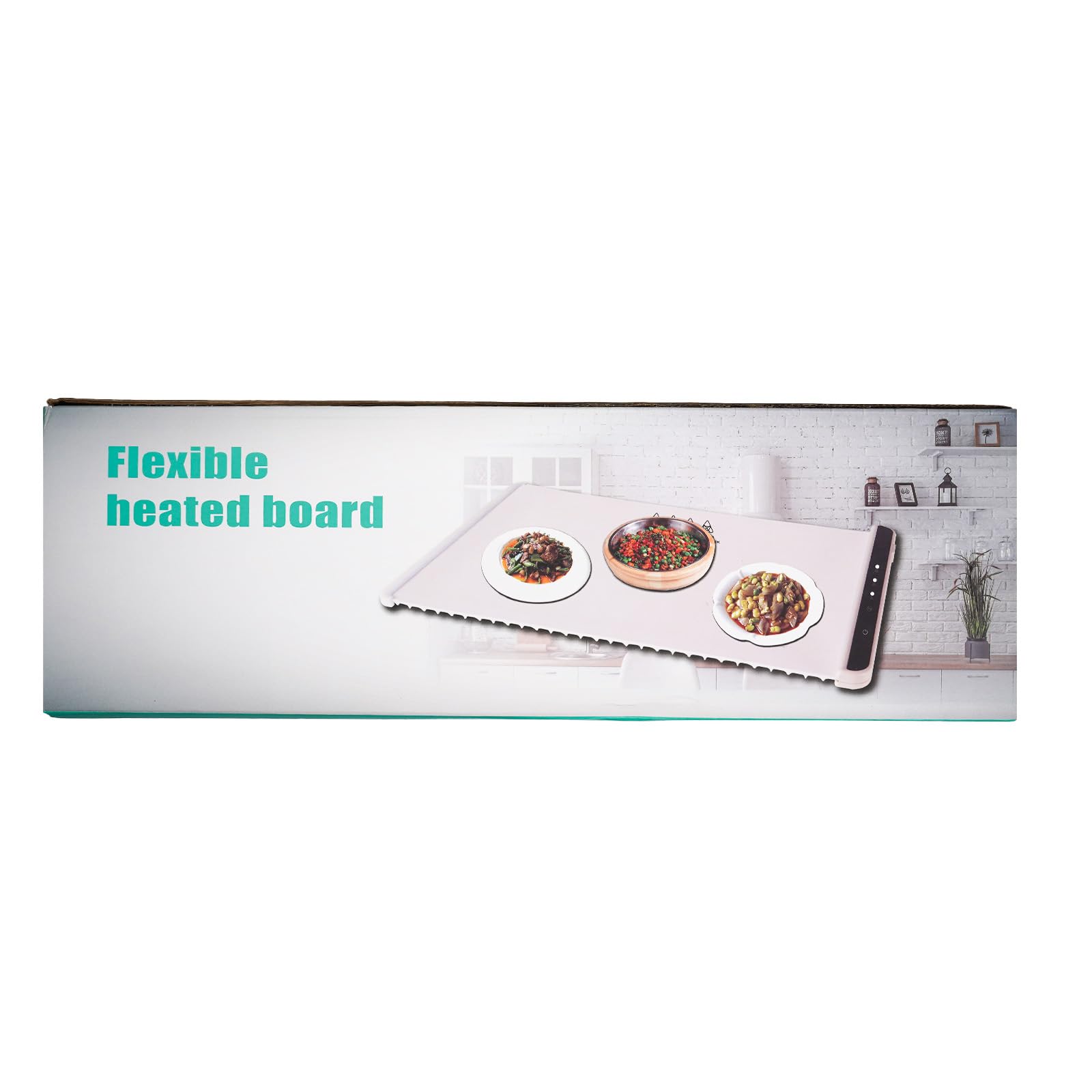 Vieshful Electric Warming Tray - Silicone Heating Mat for Food, Foldable Warming Plate with Full Surface Heating, 3 Temperature & Timer Settings - Perfect for Parties, Buffets, Holiday Gatherings & Family Dinners - Keep Food Warm at Home or Outdoor Events
