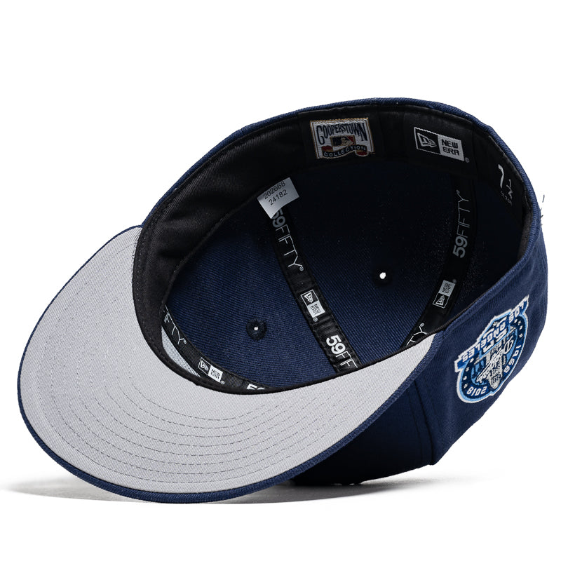 New Era x Politics Los Angeles Dodgers 59FIFTY Fitted Hat - Light Navy Blue Snapback Cap for Baseball Fans & Streetwear Fashion | Perfect for Games, Collecting & Urban Style