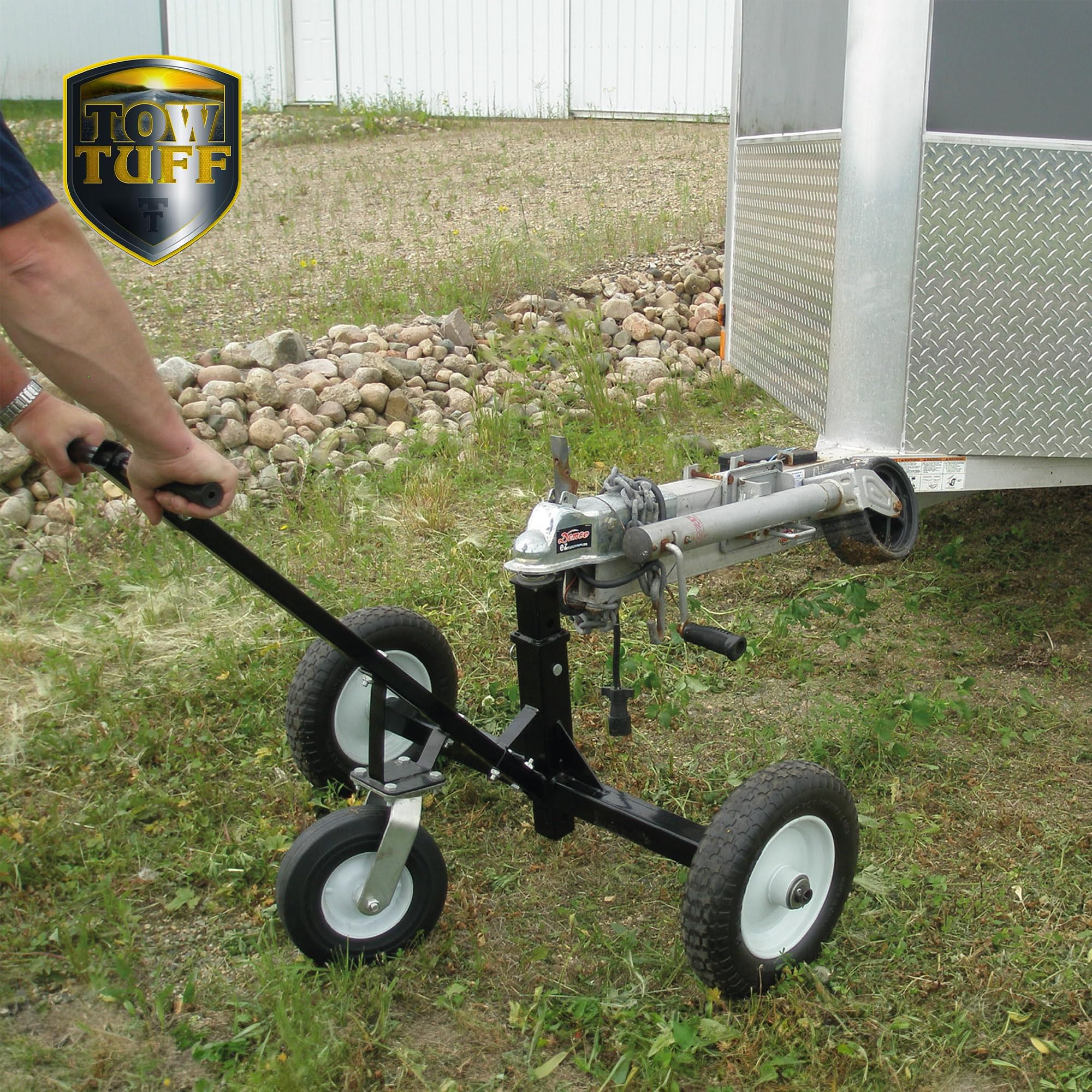 Heavy-Duty Adjustable Steel Trailer Dolly with 16