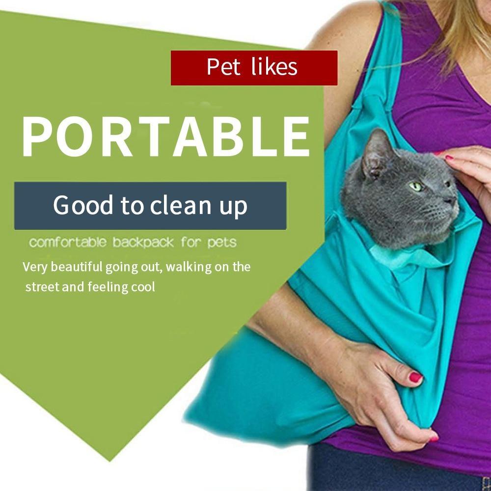 Premium Cat Carrier Bag - Soft-Sided Tote Shoulder Pet Pouch for Small Dogs & Cats - Perfect for Vet Visits, Travel & Outdoor Adventures