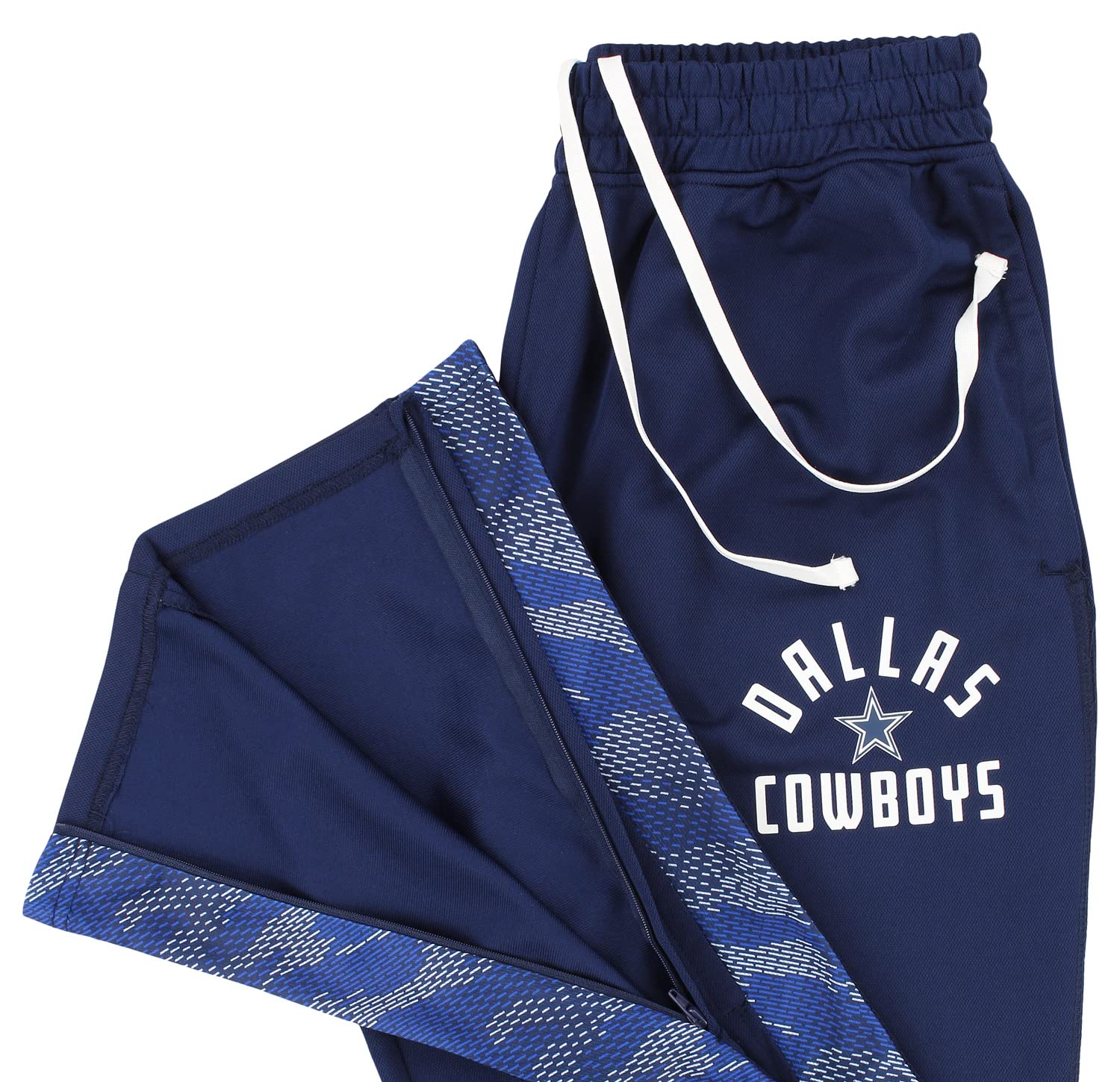 **Zubaz NFL Men's Team Color Elevated Jacquard Track Pants with Viper Accent – Comfortable & Stylish Athletic Pants for Game Day, Workout, and Casual Wear**