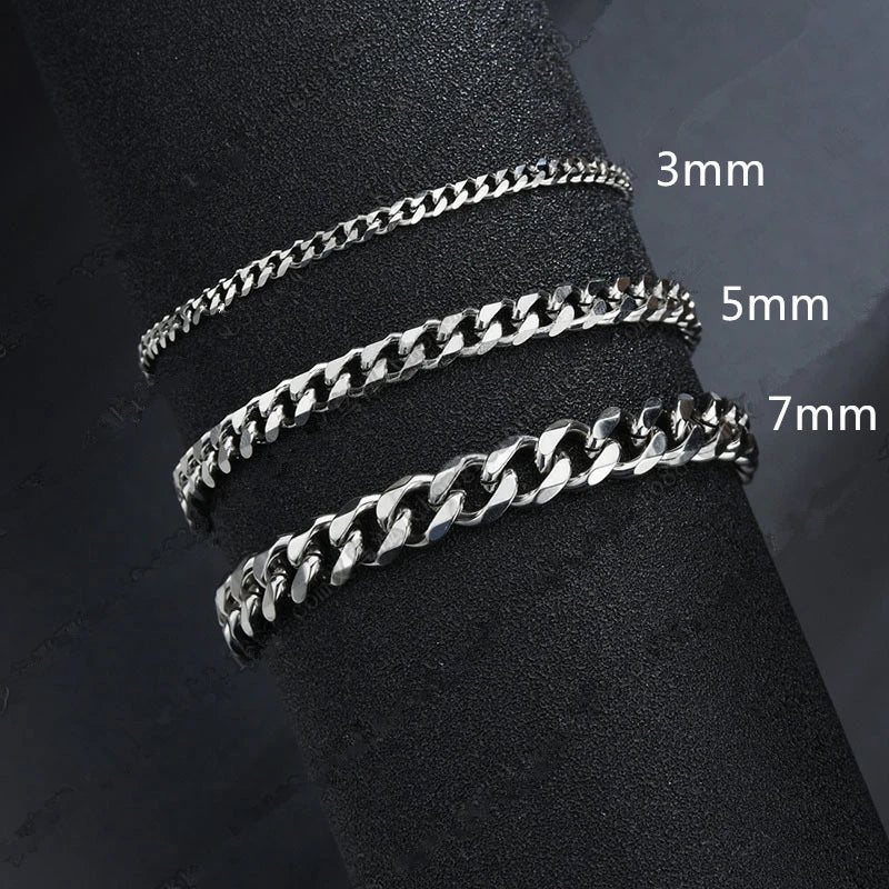 Authentic Cuban Link Bracelet for Men - 14K Gold Plated Stainless Steel Chain Bracelet - Perfect for Gifts, Parties & Everyday Wear