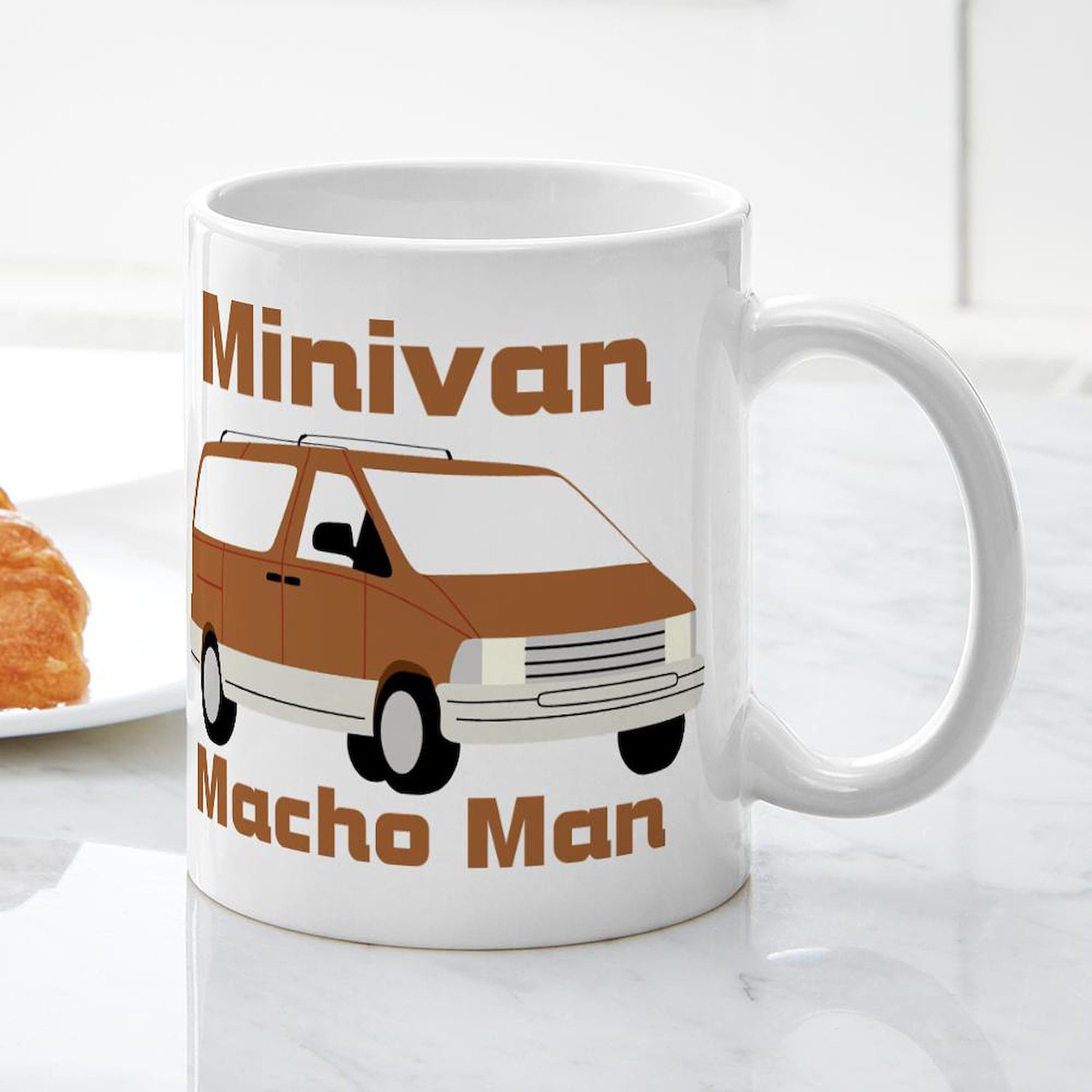 Minivan Mug 11 oz (325 ml) Ceramic Coffee Cup - Perfect for Parents, Road Trips & Commuting - Funny Car Lover Gift for Mom Dad