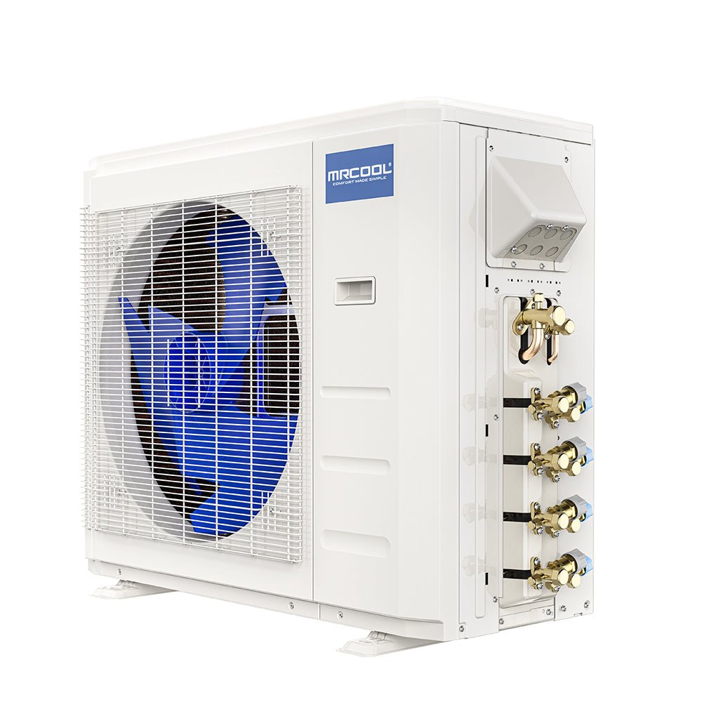 MRCOOL DIY 4th Gen 2 Zone 36,000 BTU 22 SEER Ductless Mini Split Air Conditioner & Heat Pump System with Ceiling Cassettes (12K + 18K) - Perfect for Home, Office & Garage Cooling & Heating