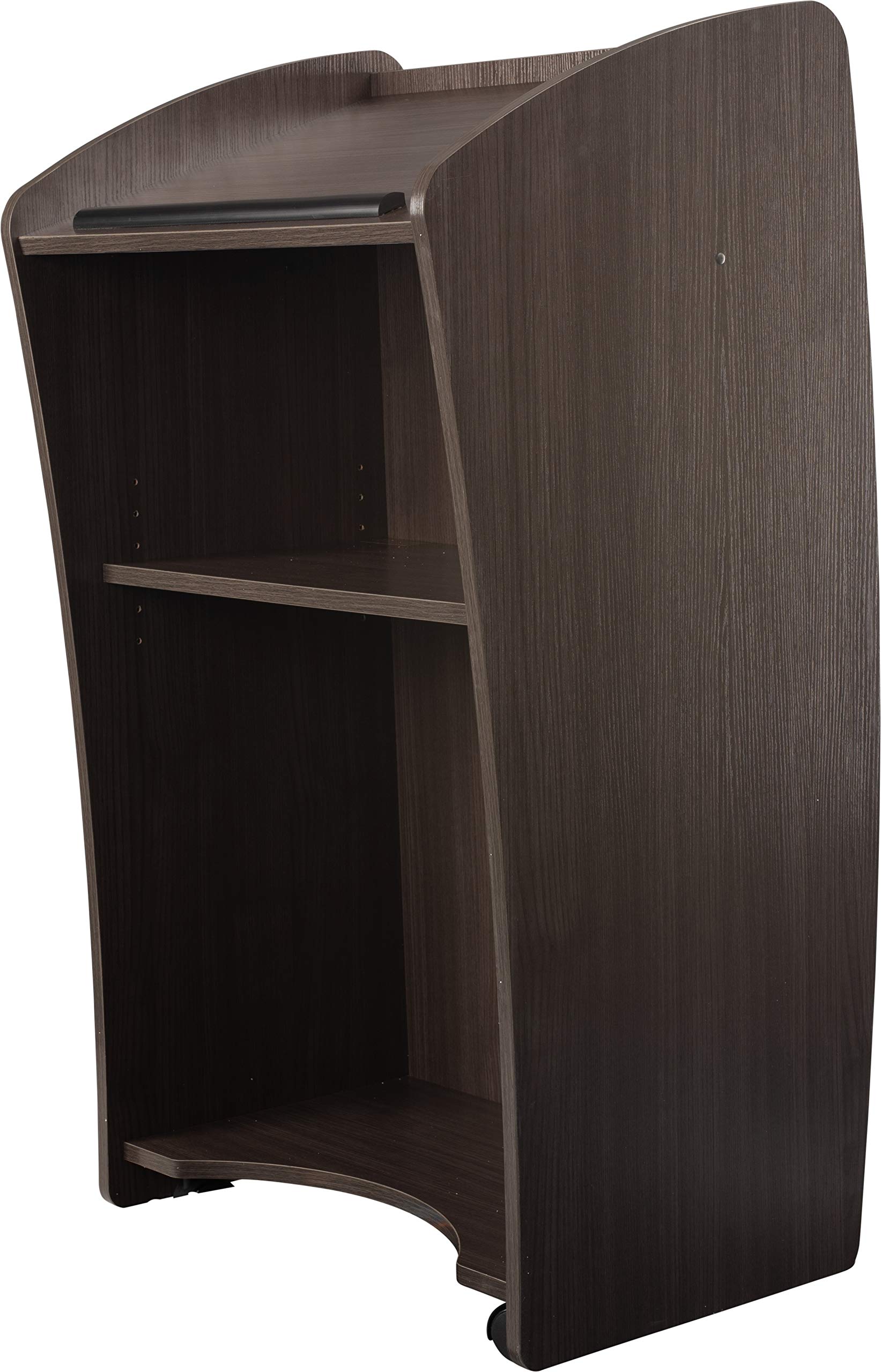 Premium Oklahoma Sound Vision Lectern with Ribbonwood Finish - Ideal for Church Pulpits, Conference Podiums & Professional Presentations