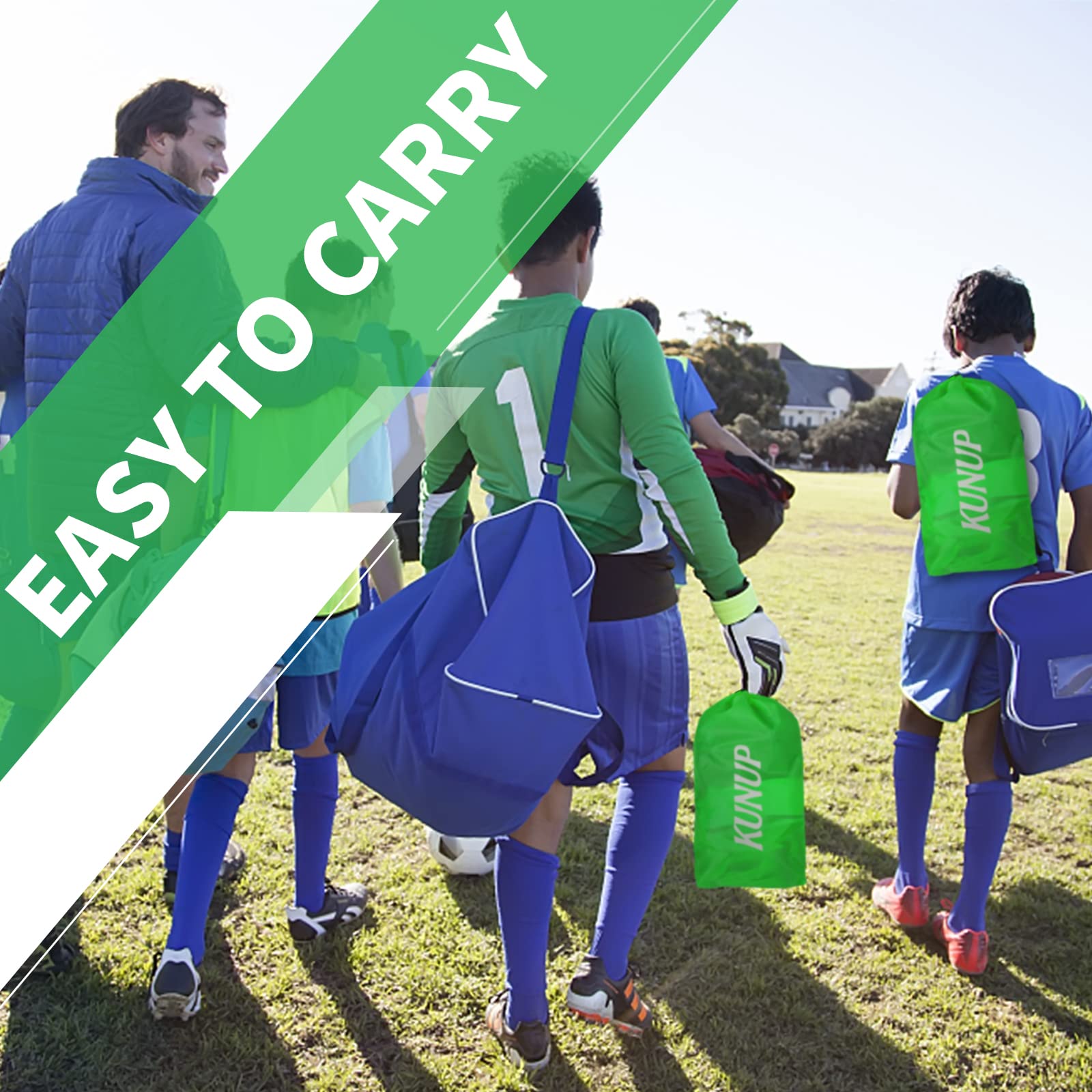 Foldable Soccer Goal for Kids & Adults - 5x3, 6x4, 9x5FT Portable Soccer Net with Carrying Bag - Perfect for Backyard Training, Youth Soccer Practice & Outdoor Sports Games