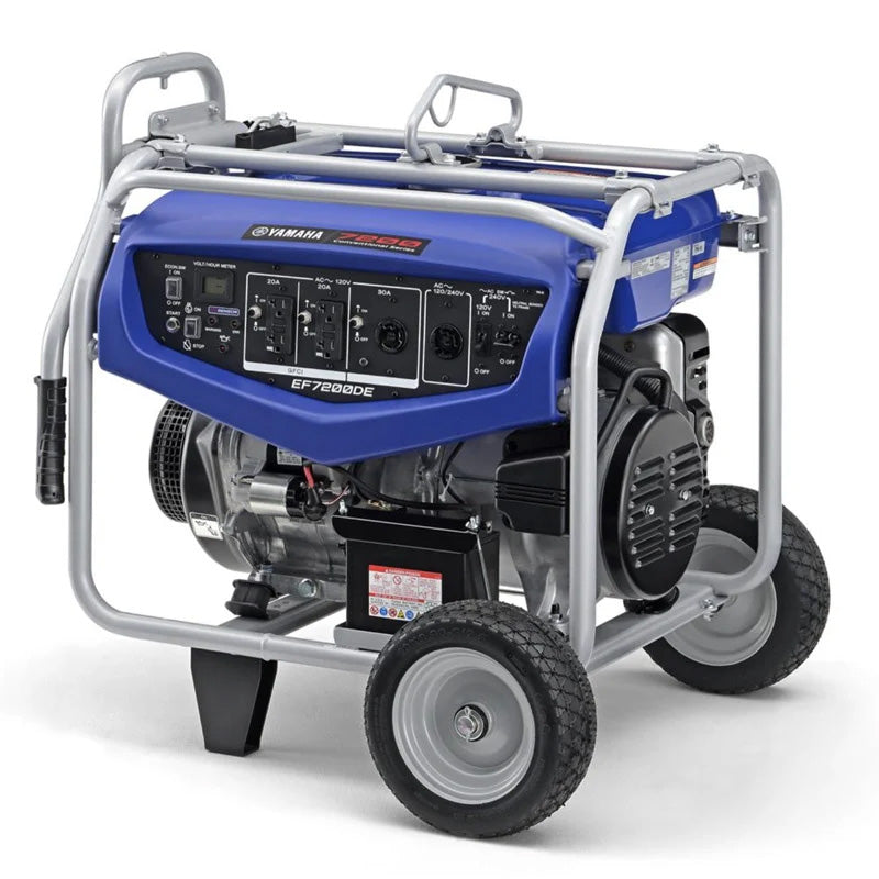 Yamaha EF7200DE 7200 Watt Portable Generator with Electric Start & CO Sensor - Perfect for Home Backup Power, Camping, and Outdoor Events