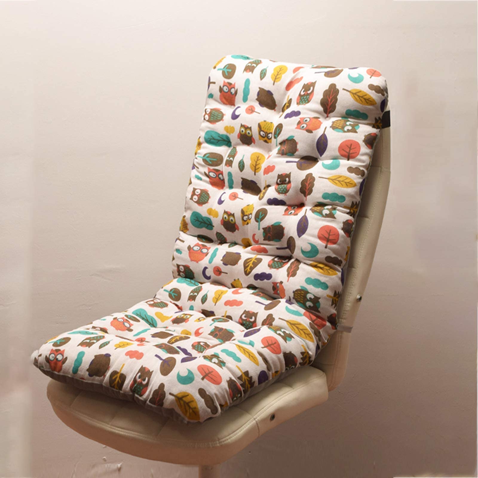 Premium 100% Cotton Chair Cushion - Extra Thick Seat Cushion for Sofa, Office & Dining Chairs - Orthopedic Support for Back Pain Relief - Perfect for Living Room, Bedroom or Home Office Comfort
