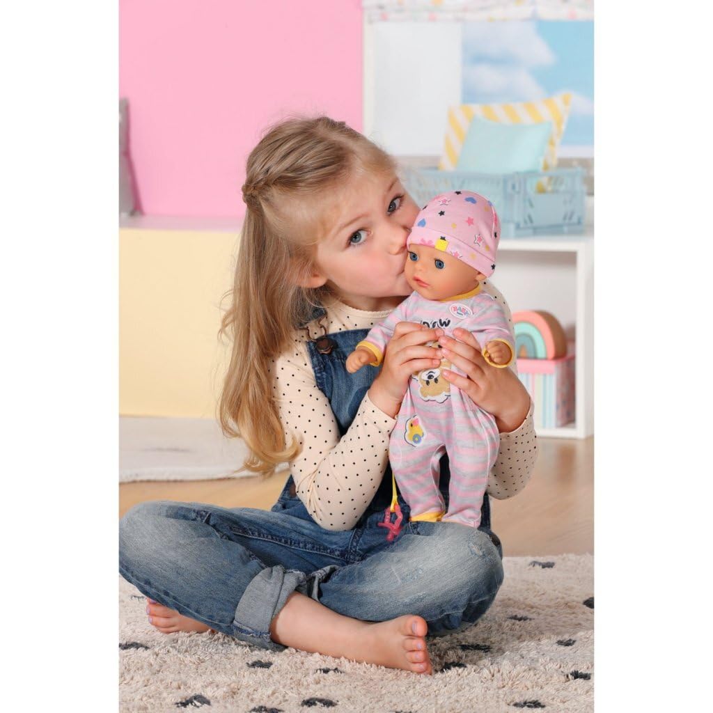 BABY Born Interactive Baby Doll - 14 Inch (36 cm) Realistic Little Girl Toy for Kids Ages 3+ (835685) | Perfect for Role Play, Gift Giving & Imaginative Play