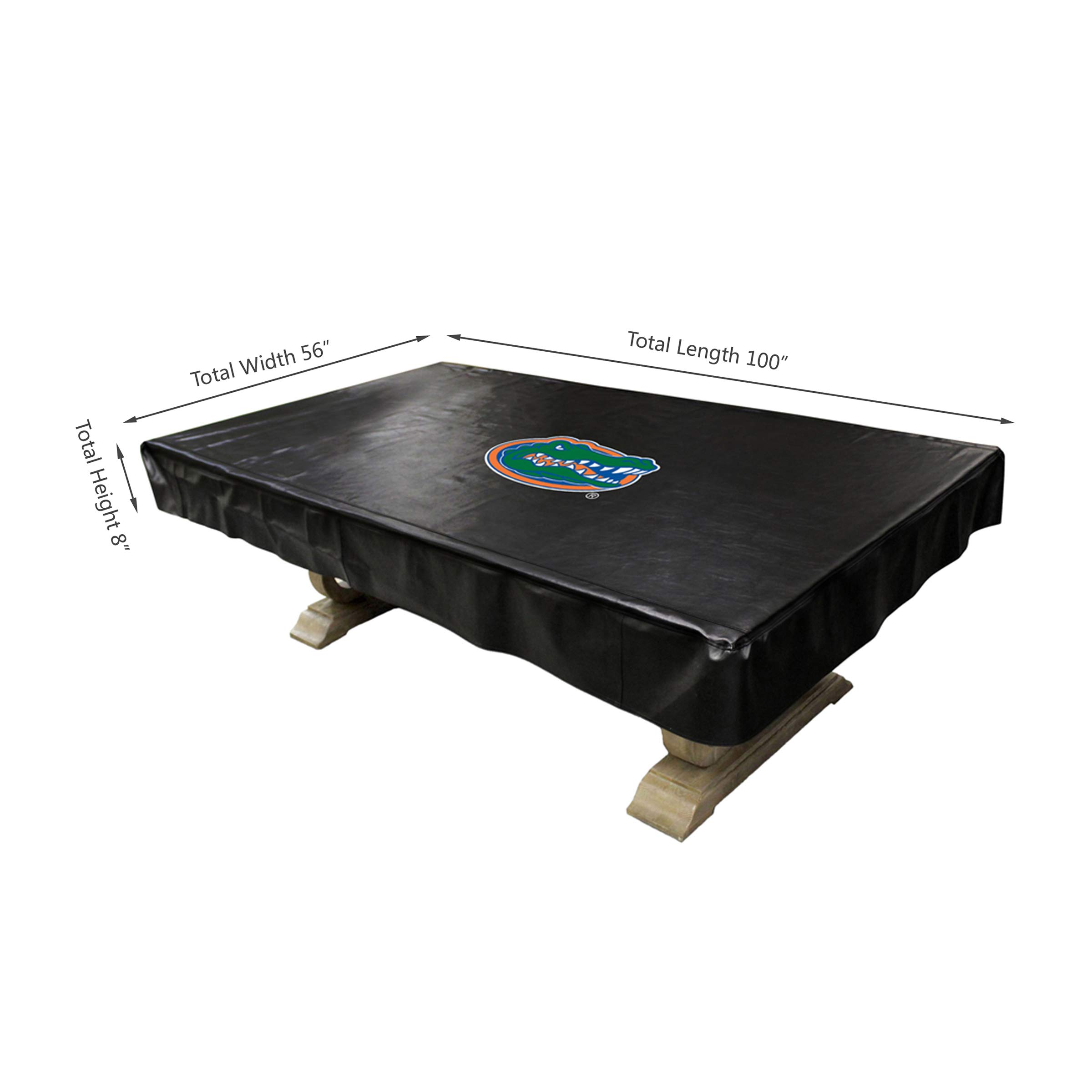 Official NCAA Licensed 8-Foot Billiard Table Cover - Durable Naugahyde Pool Table Protector for Game Rooms, Bars & Home Entertainment