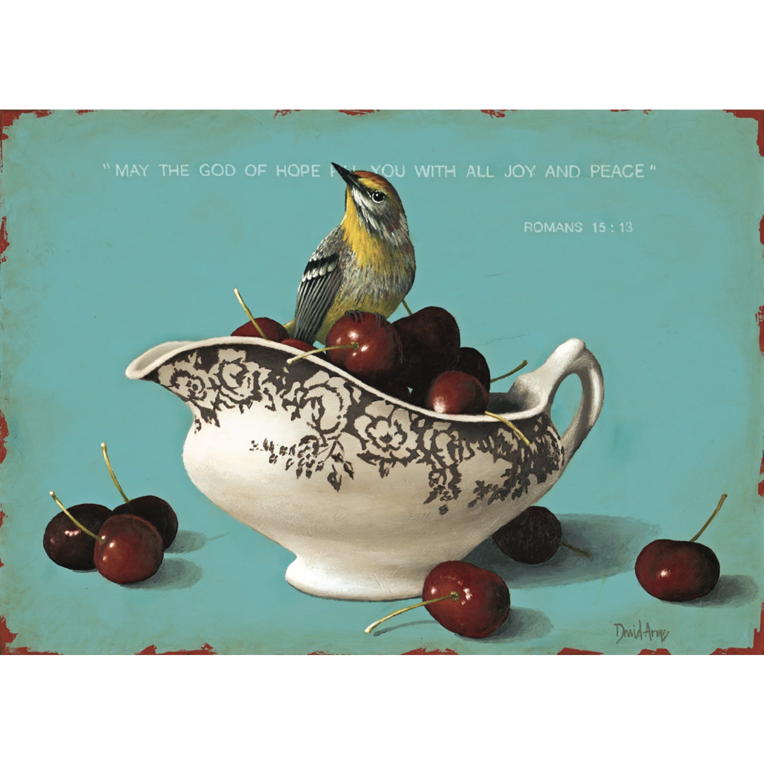 God of Hope Greeting Card - Inspirational Christian Card for Encouragement, Sympathy & Uplifting - Perfect for Birthdays, Holidays & Gifting