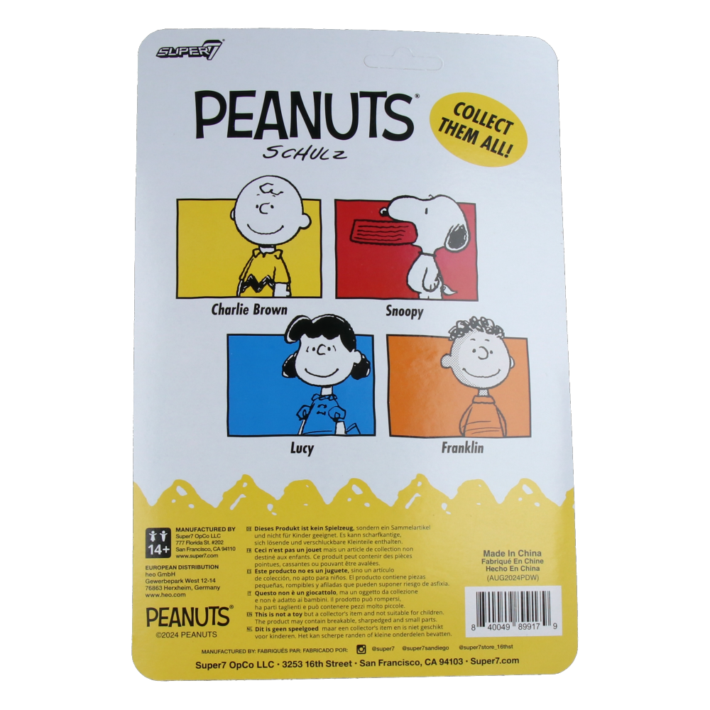Charlie Brown Peanuts ReAction Figure Wave 7 - Collectible Vinyl Toy for Fans, Display & Gift Idea