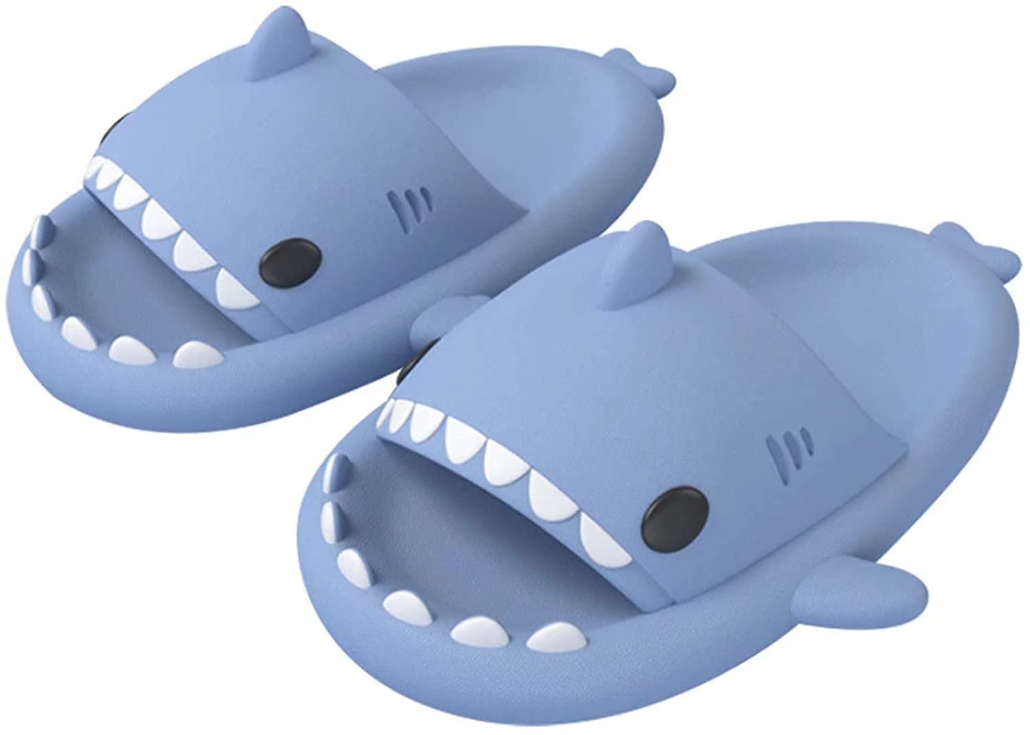 Stylish Shark Slides - Non-Slip Summer Beach Slippers for Women & Men | Comfortable Open-Toe House Slippers | Perfect for Poolside, Vacation & Home Relaxation