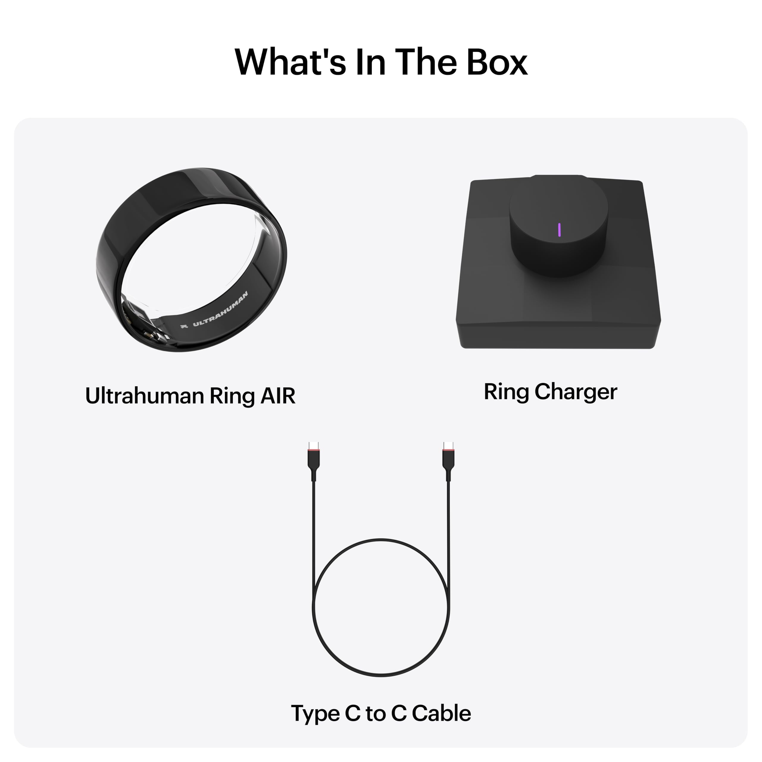 ULTRAHUMAN Ring AIR - Smart Ring for Sleep Tracking & Fitness Monitoring, Wearable Health Tracker for Men & Women (No Subscription Fee for Basic Features) - Perfect for Nighttime Sleep Analysis & Daily Activity Tracking