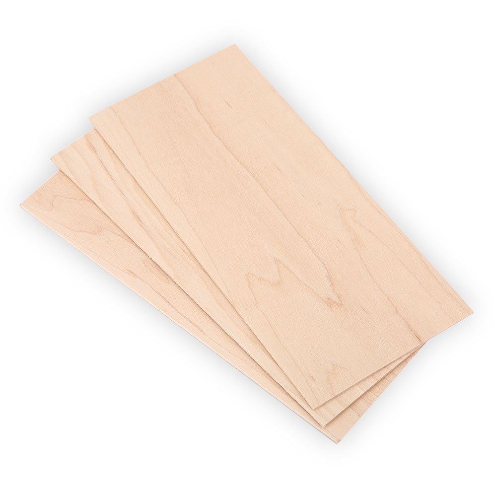 3Pcs Maple Guitar Headplate Veneer - DIY Replacement Tool for Luthiers | High-Quality Maple Wood Headstock Veneer | Perfect for Guitar Repair & Customization Projects