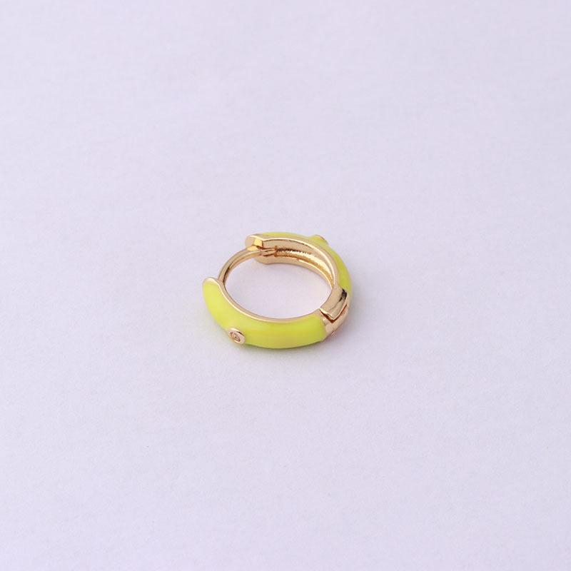 18K Gold Hoop Huggie Earrings - Clip On Hoop Earrings for Women | HSPJ353 | Perfect for Weddings, Parties & Everyday Wear