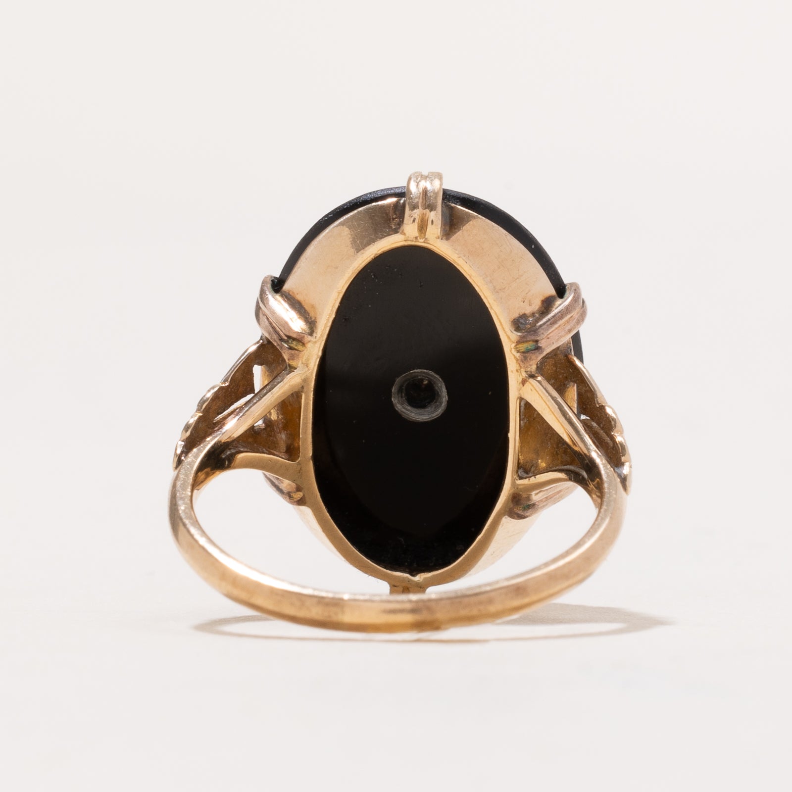 Onyx & Diamond Cocktail Ring for Women | 7.50ct Black Onyx & 0.04ct Diamond | Size 8 | Elegant Evening Party Jewelry for Weddings & Special Occasions