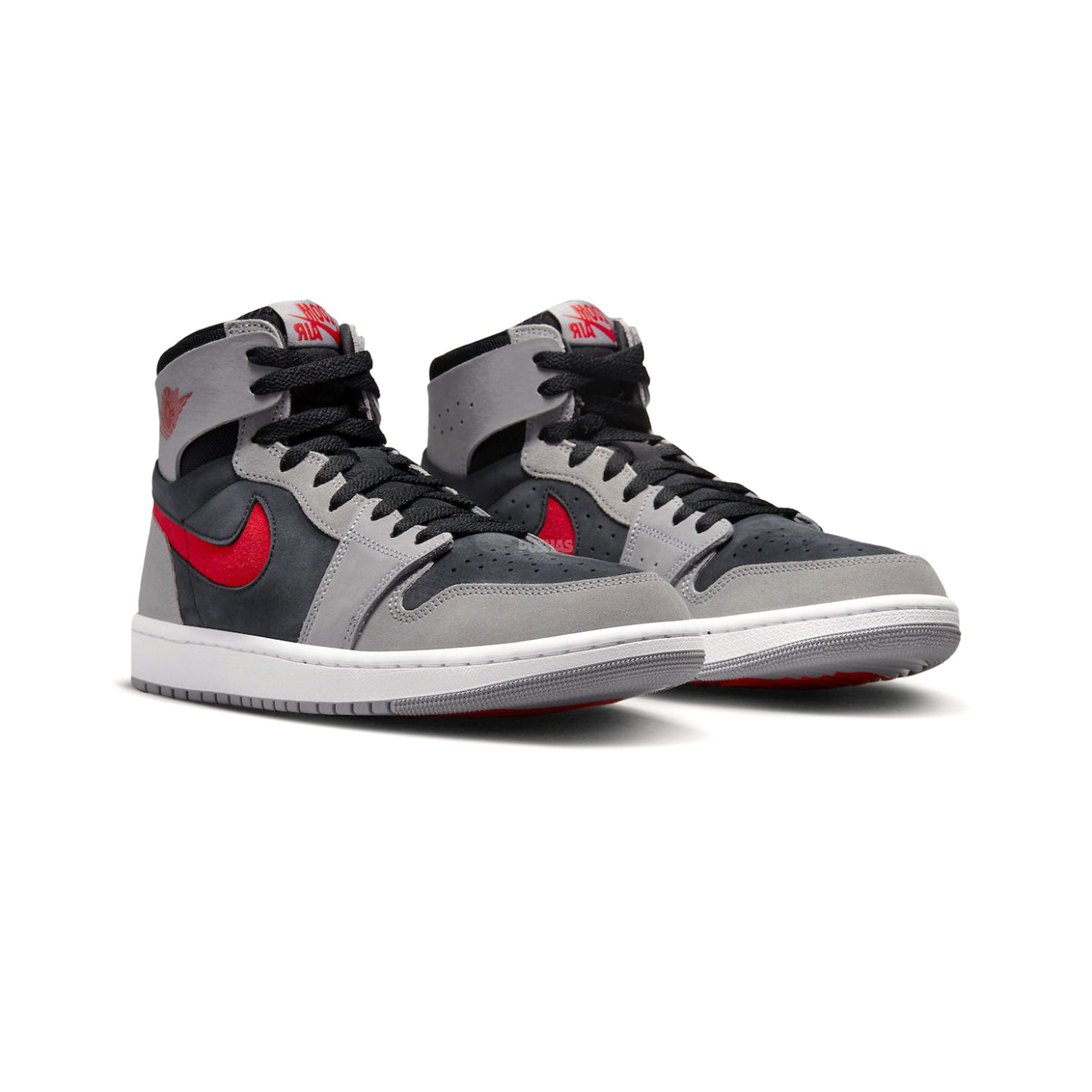 Air Jordan 1 High Zoom Air CMFT 2 'Black Fire Red Cement' Basketball Shoes (2023) - Men's Sneakers for Streetwear, Gym & Casual Wear
