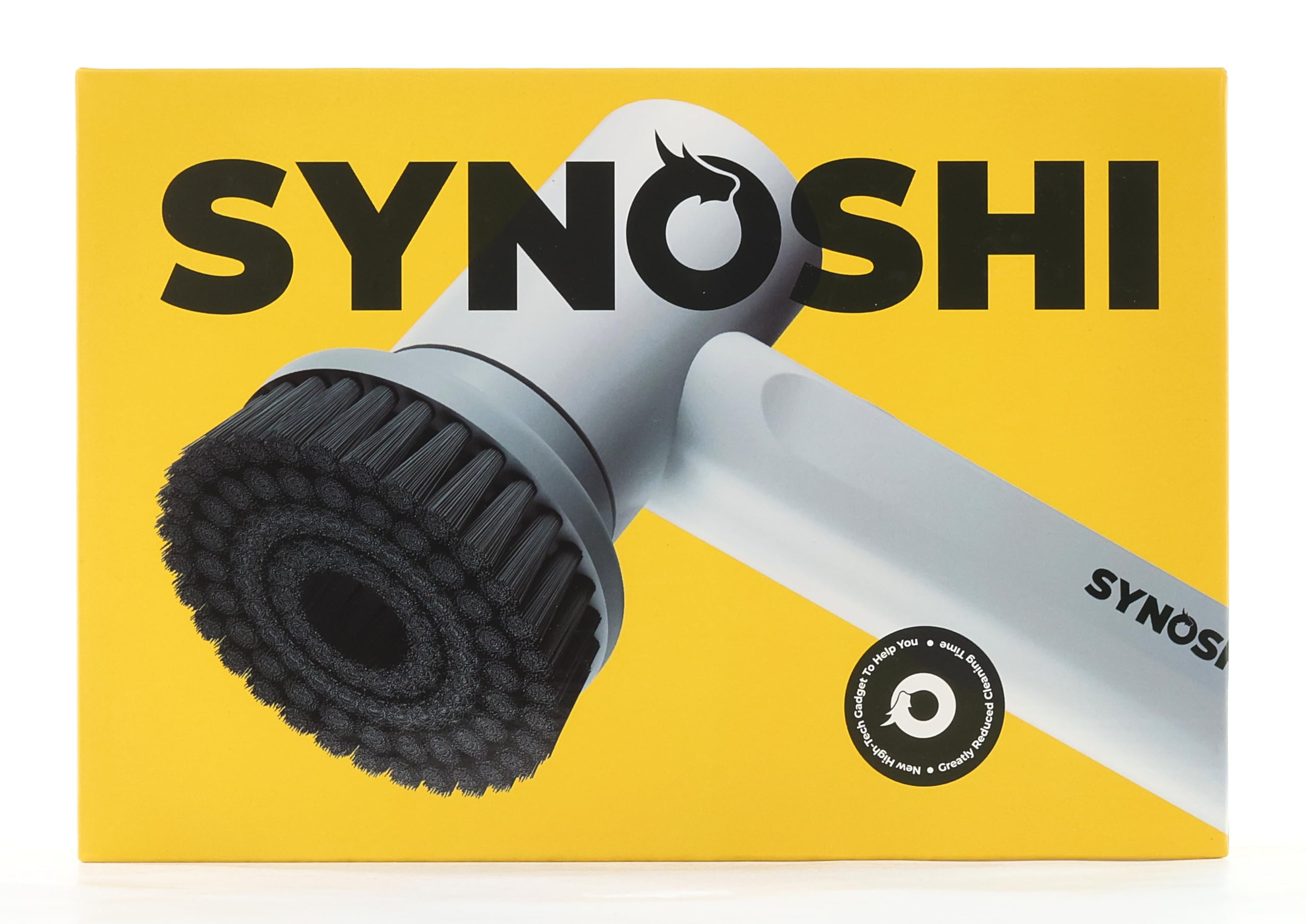 SYNOSHI Cordless Electric Spin Scrubber - Waterproof Power Cleaning Brush with 3 Replaceable Heads & Dual Speed Settings - Perfect for Bathroom Tiles, Shower, Bathtub, Kitchen, Car Detailing & Floor Cleaning - Effortless Deep Cleaning for Tough Stains & Grime