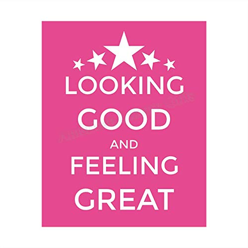 Funny Inspirational Wall Art Poster - 8x10 Inch Typographic Print Ready to Frame - Motivational Decor for Home, Bedroom, Office & Dorm - Boost Self Esteem with Humorous Sign - Perfect Gift for Friends & Coworkers - Great for Wall Decor, Office Motivation & Room Aesthetics